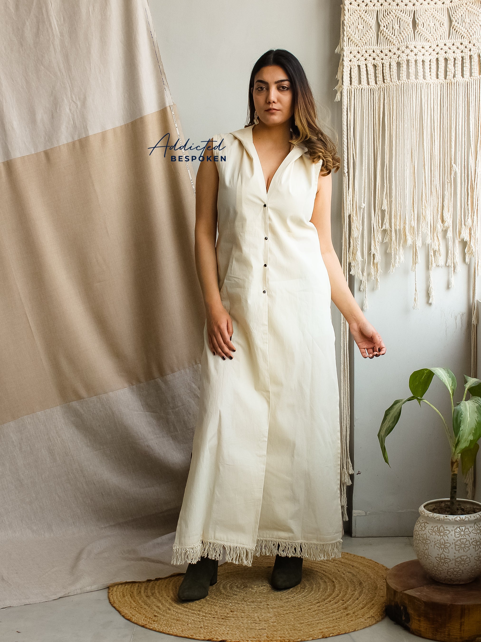 Ethereal Hooded Maxi Dress Addicted Bespoken