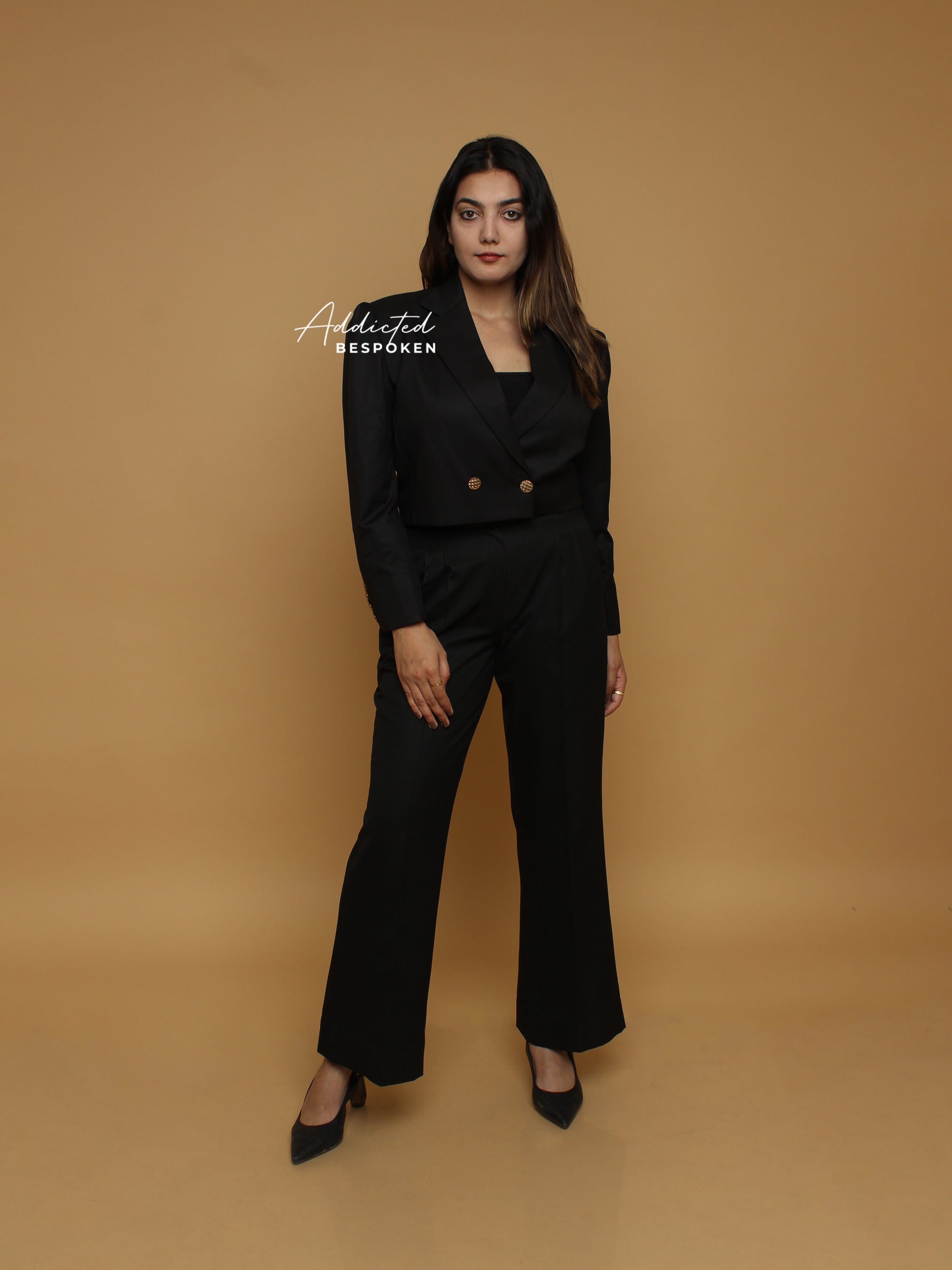 Midnight Crop Blazer & Pant Addicted Bespoken