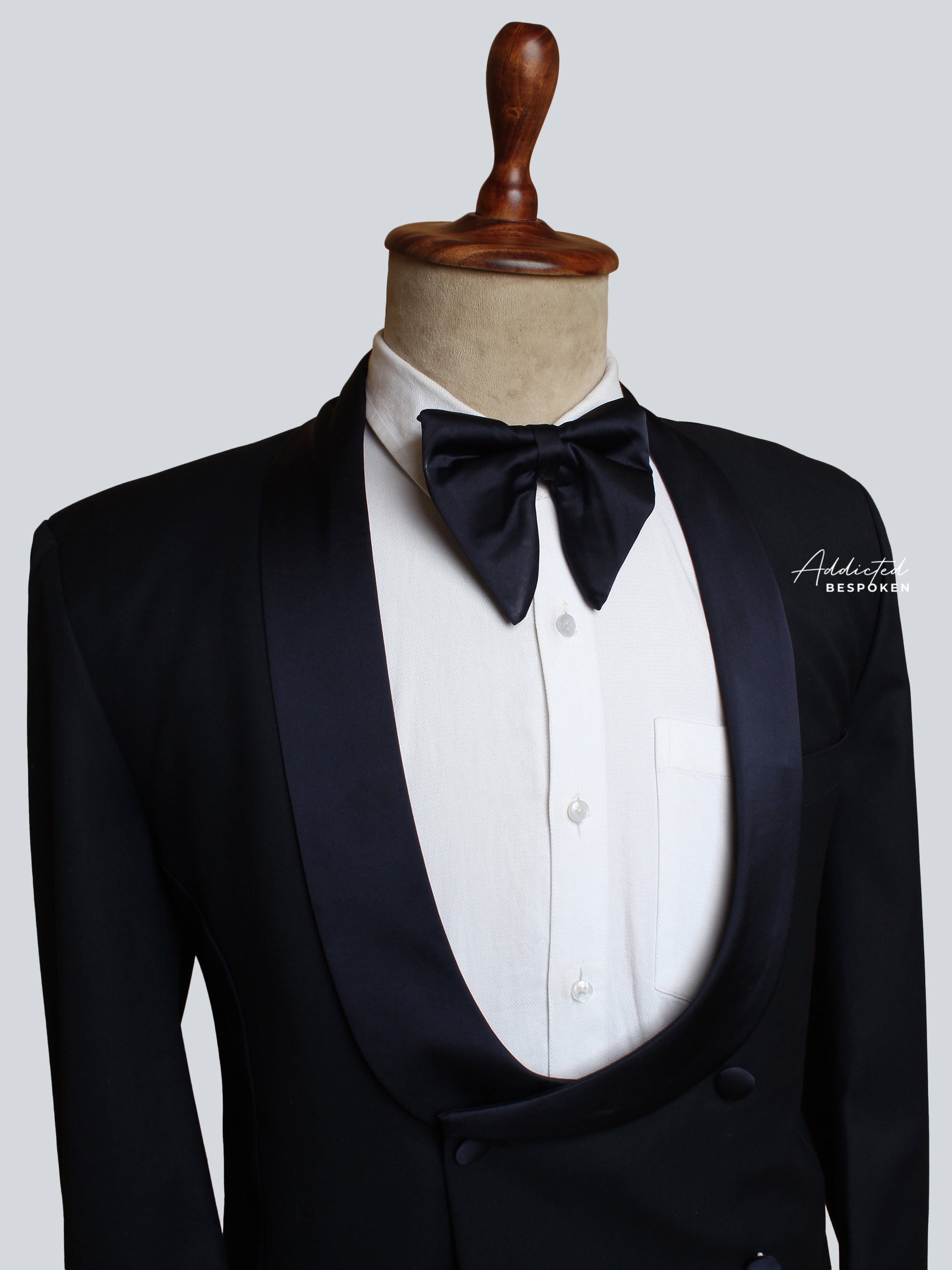 Shawl Lapel Tuxedo Double-Breasted Suit Addicted Bespoken