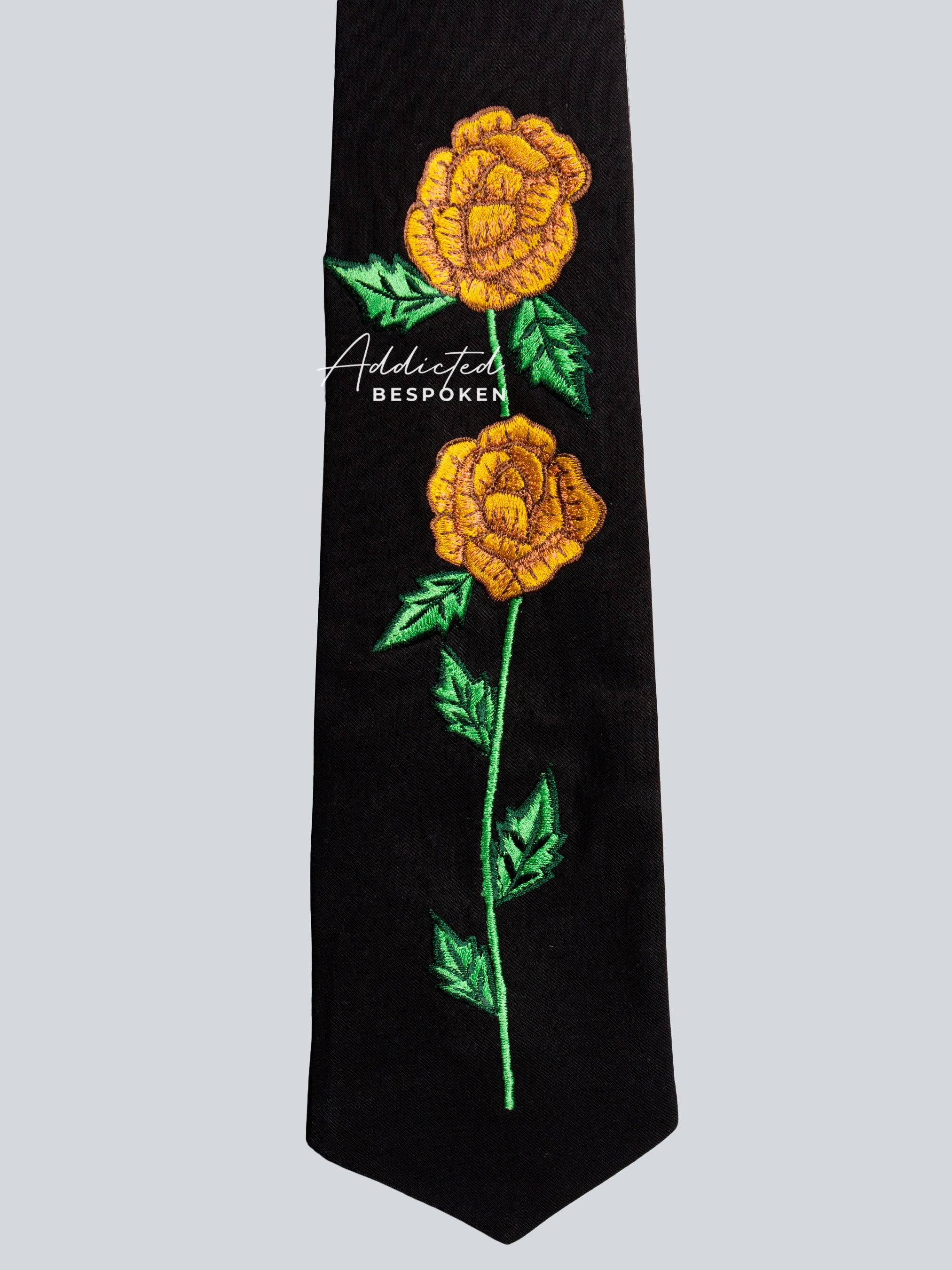 Signature Rose Motif Embroidered Suit