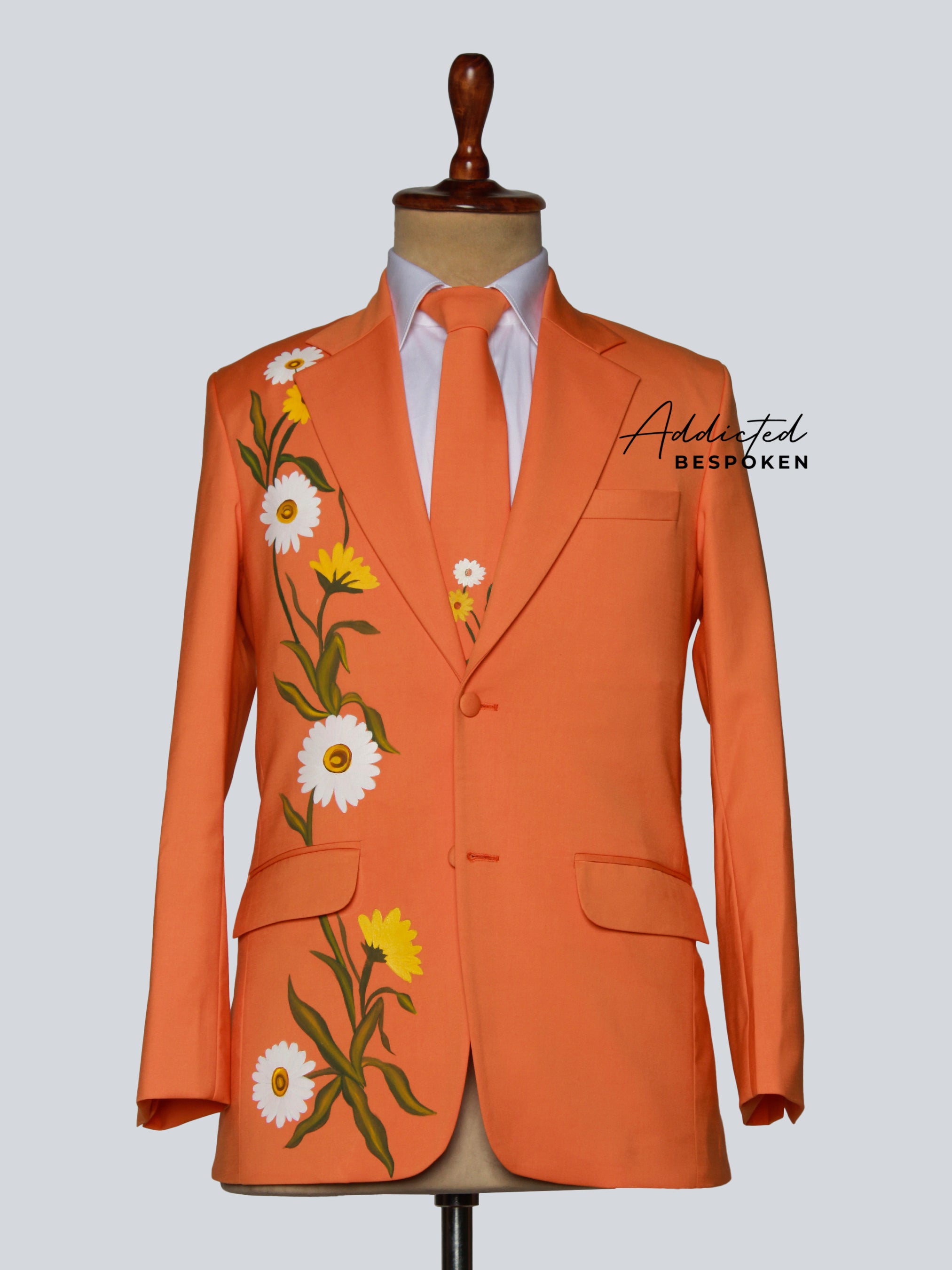Midnight Bloom Wedding Suit
