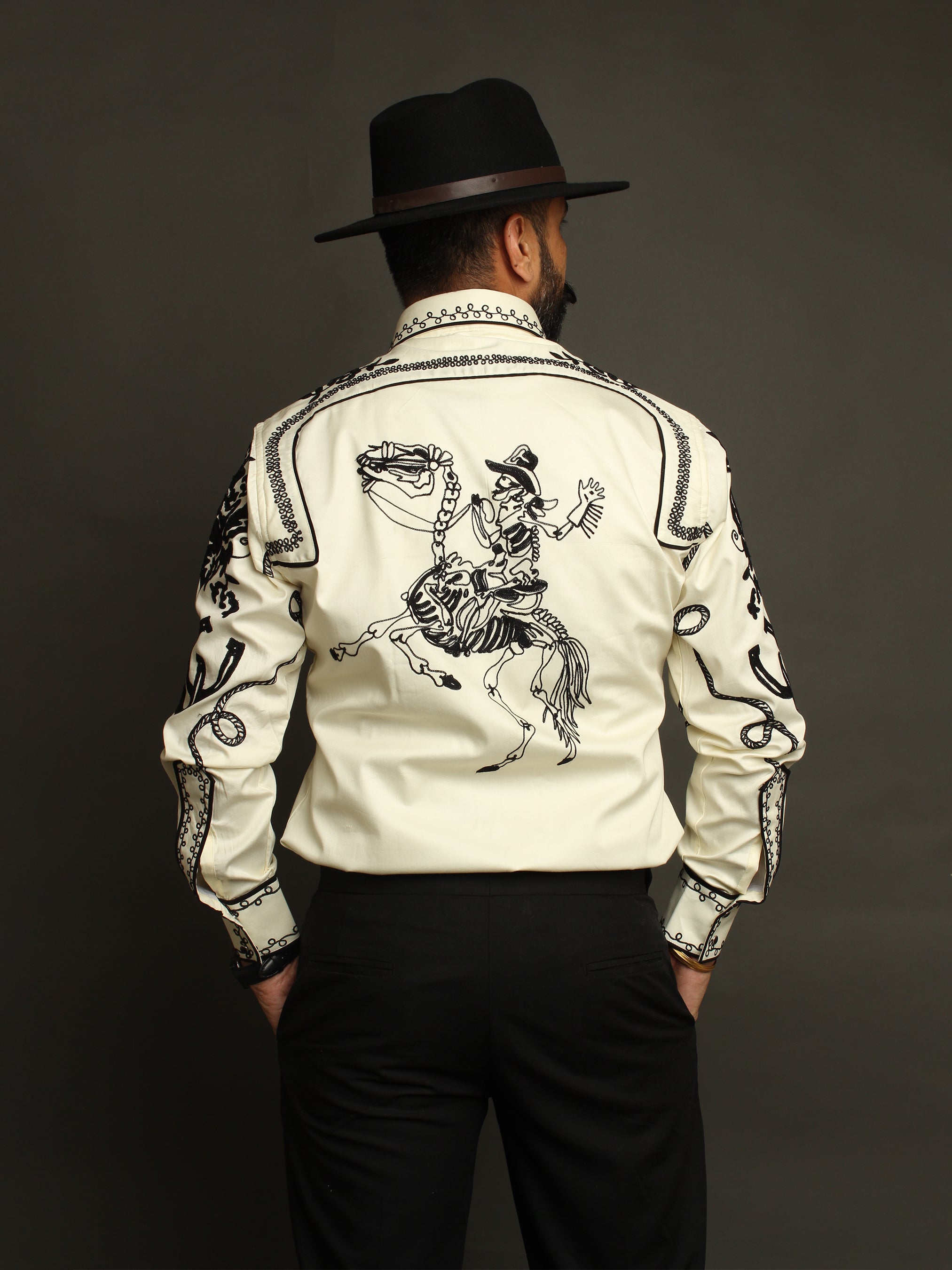 Versatile Ivory Cowboy Shirt Addicted Bespoken