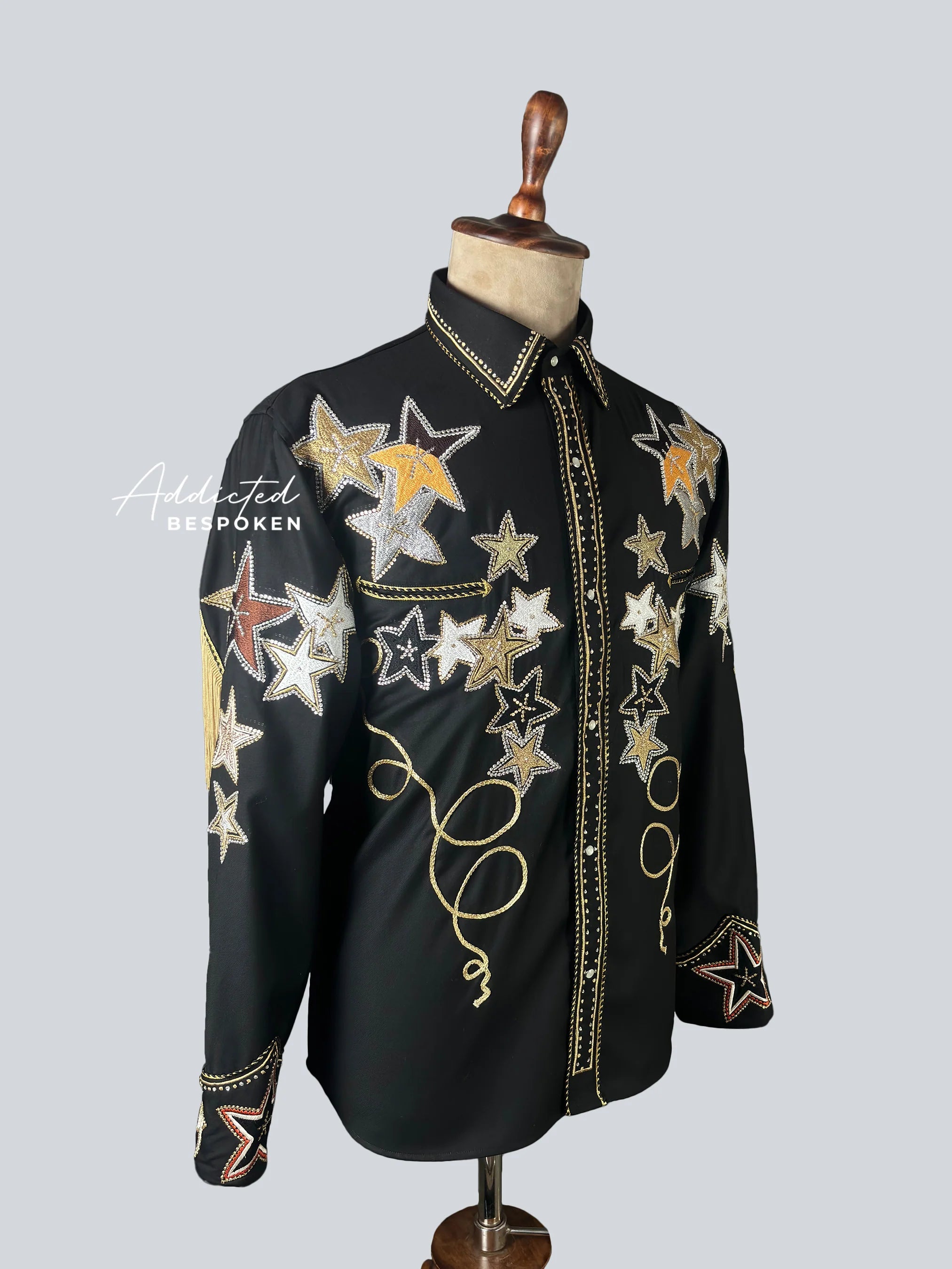 Golden Fringed Stars Outfit Addicted Bespoken