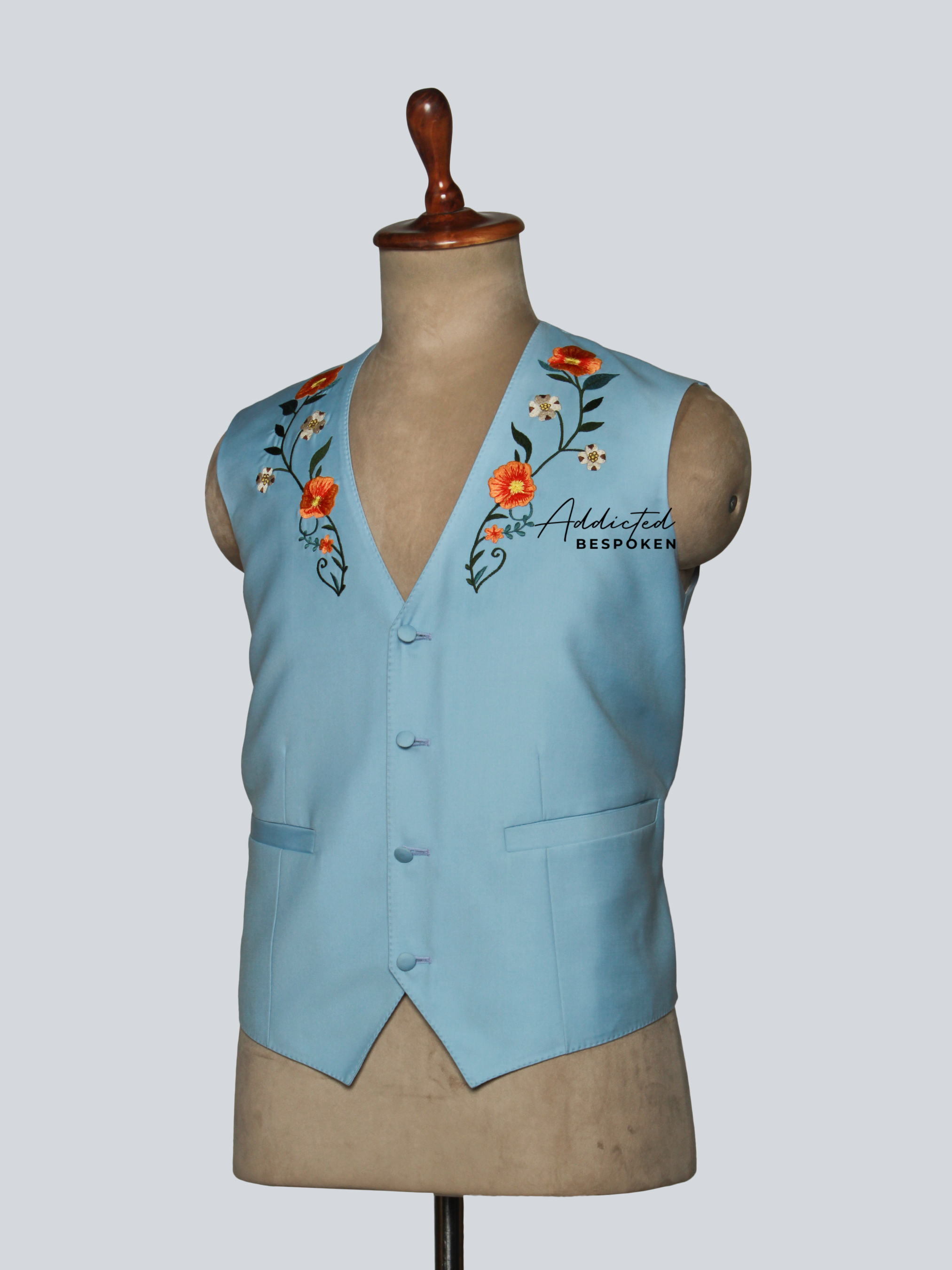 Embroidered Bloom Waistcoat