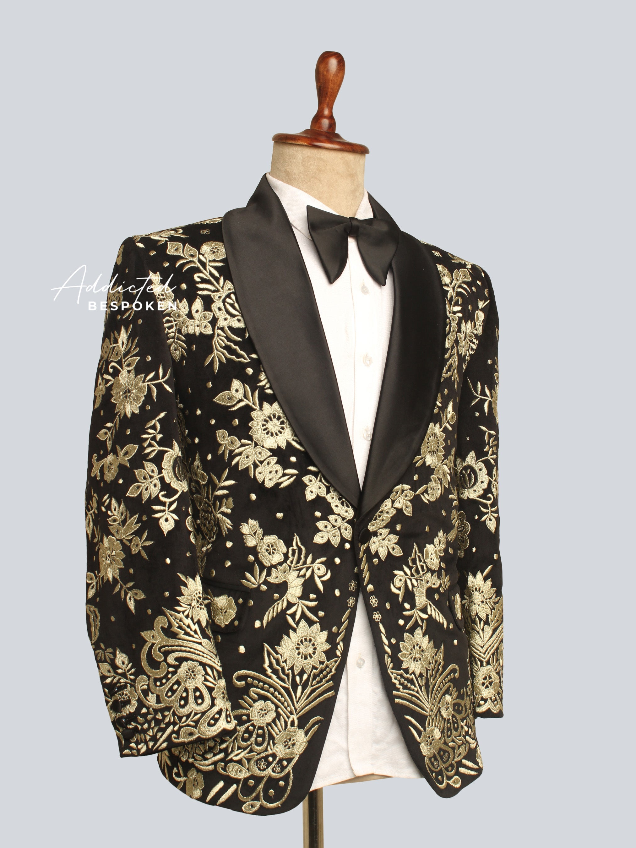 Exquisite Midnight Embellished Blazer Addicted Bespoken