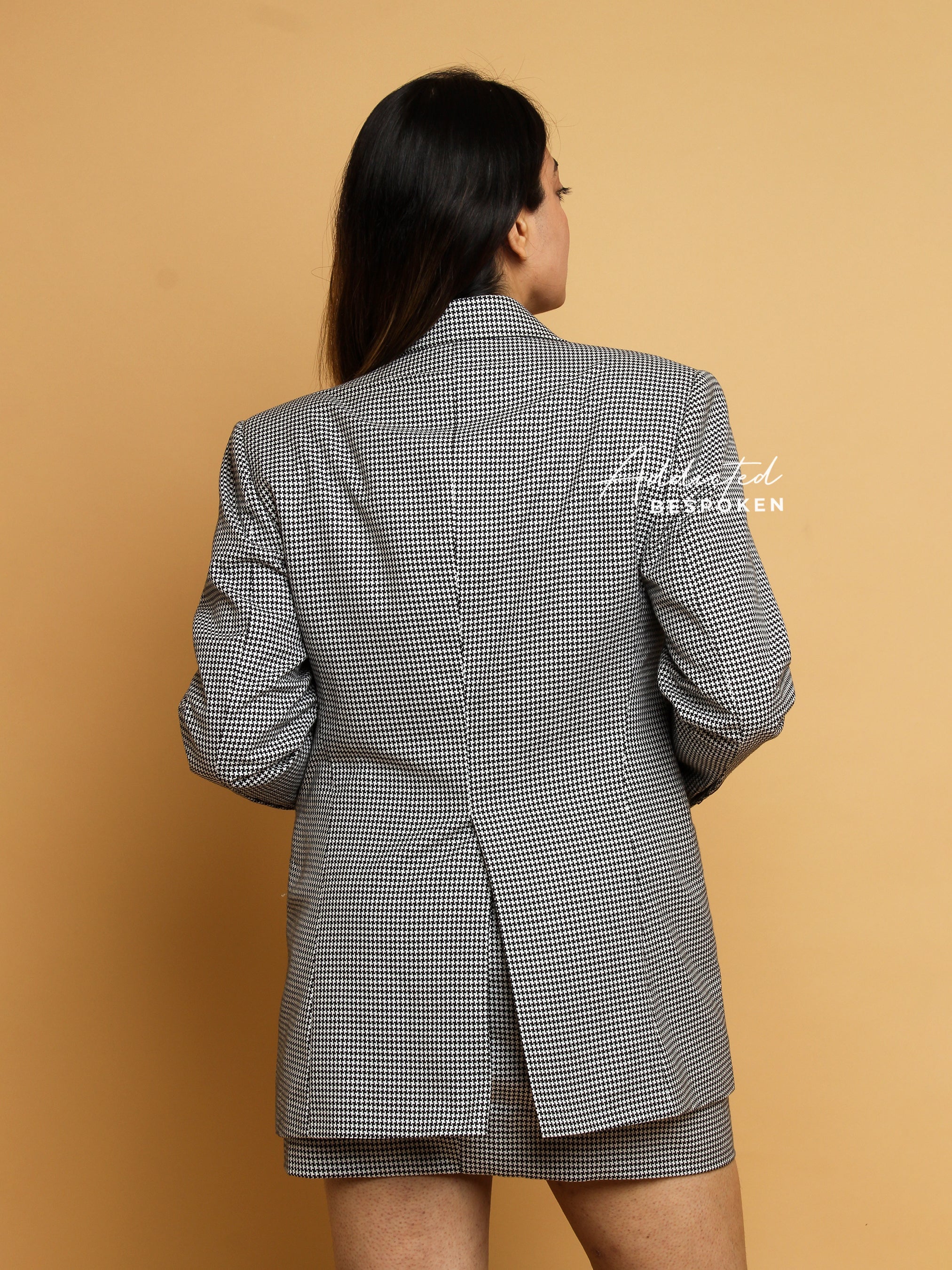 Houndstooth Elegant Outfit Addicted Bespoken
