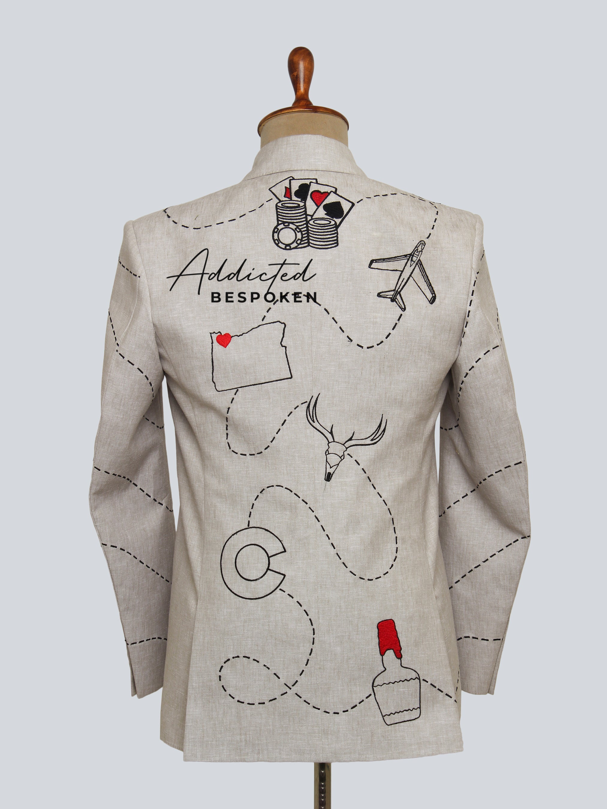 Amour Signature Embroidered Suit