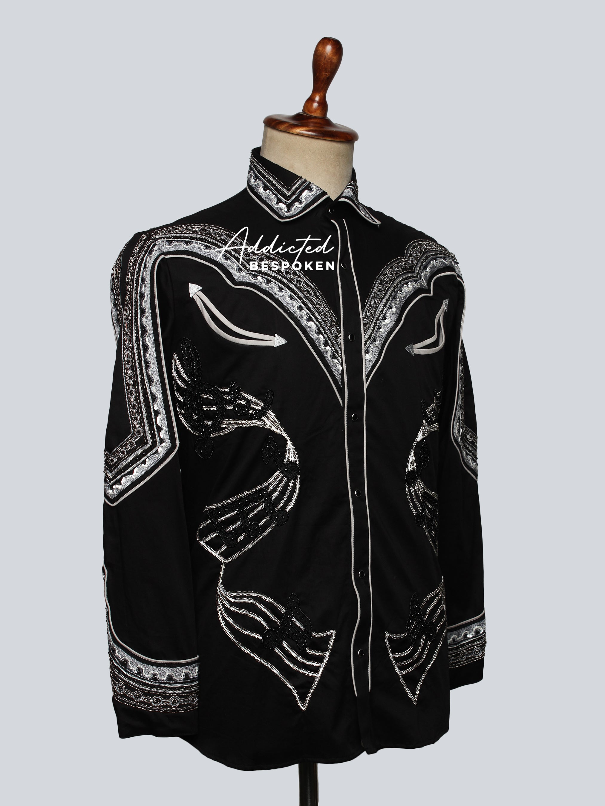 Western Thread Embroidered Shirt