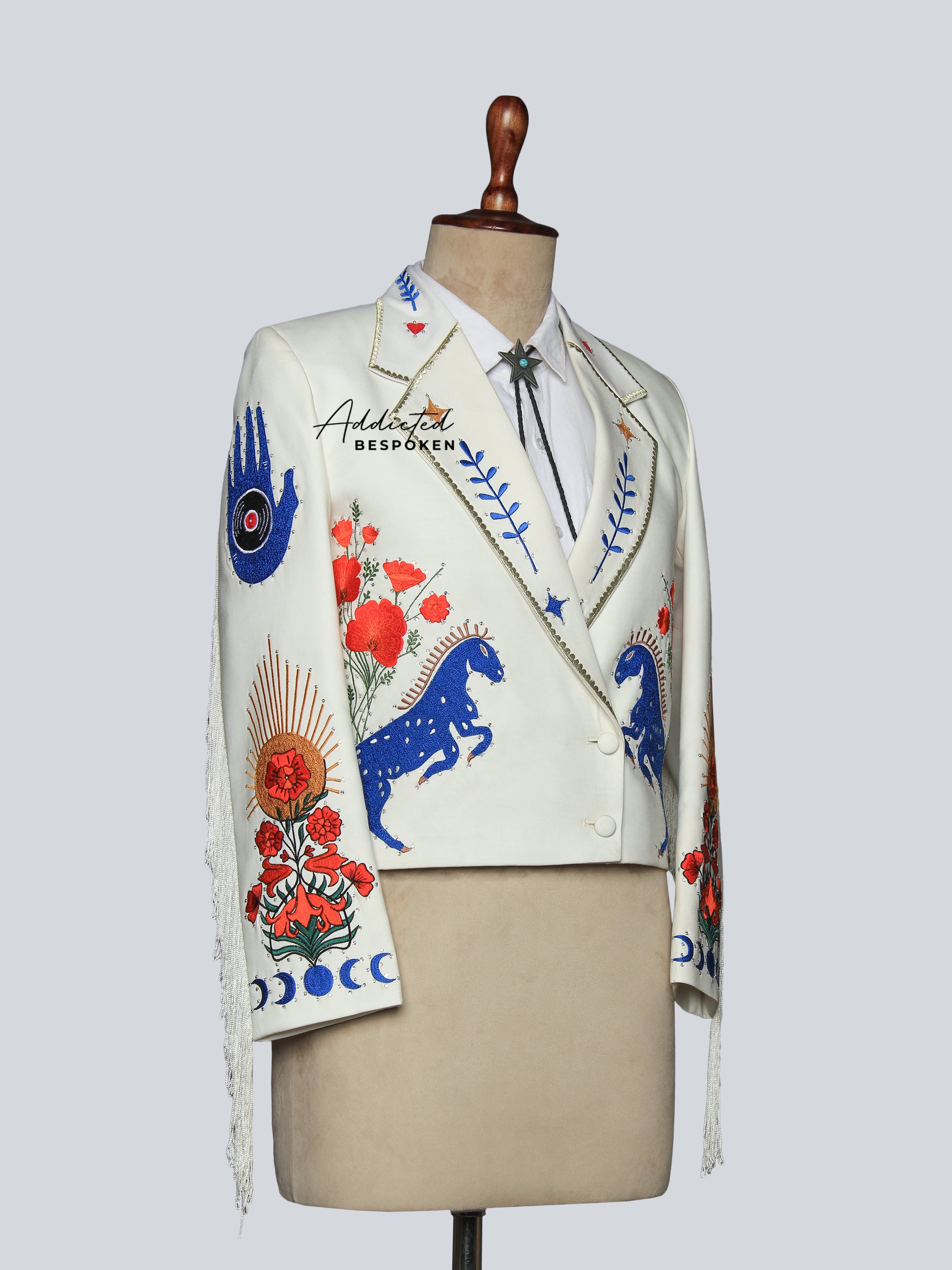 The Celestial Mustang Embroidered Suit