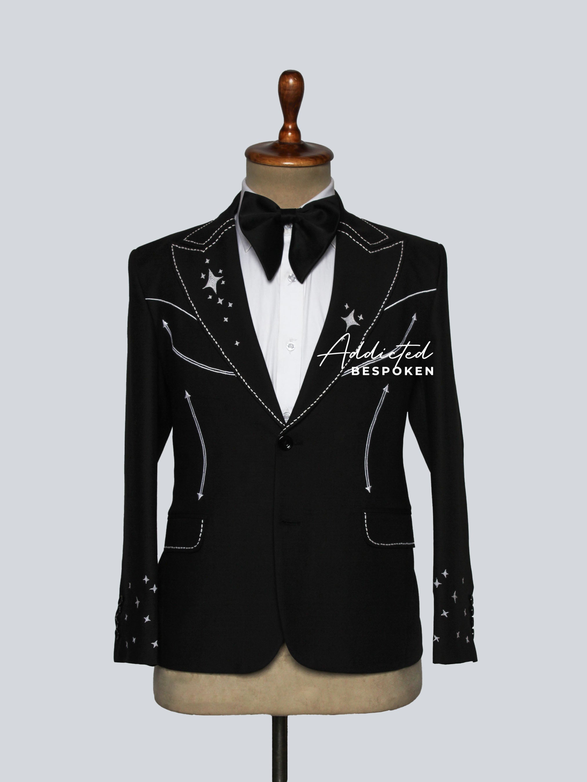 Starline Embroidered Tailored Suit Addicted Bespoken