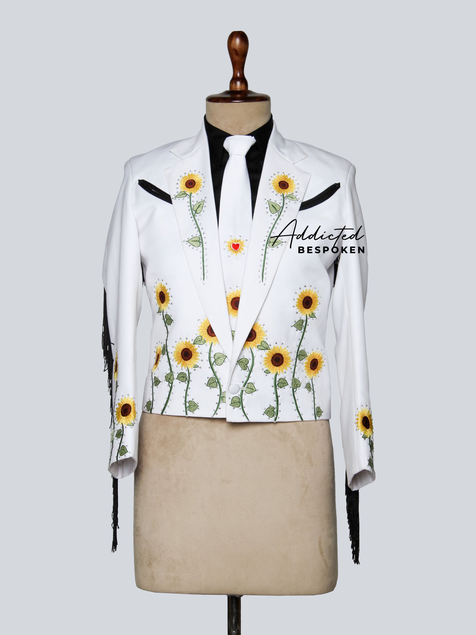 Sunflower Embroidered Suit Addicted Bespoken