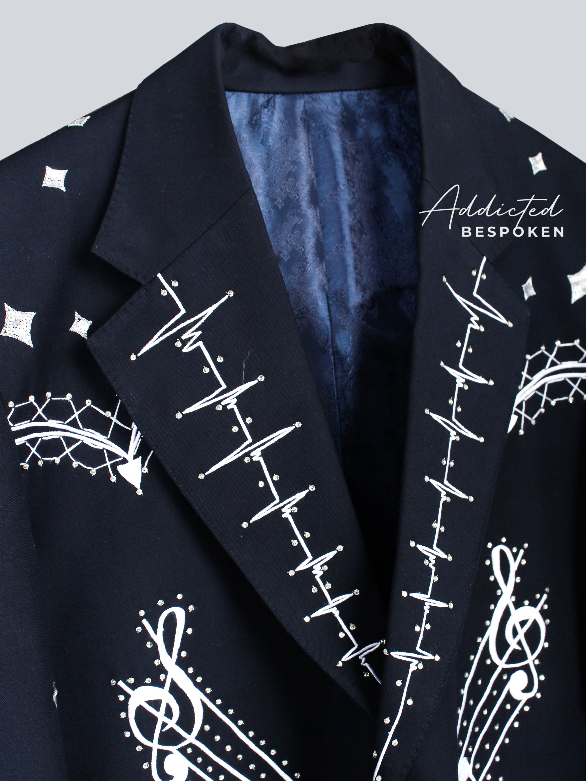 Night Symphony Suit – Rhythmic Elegance