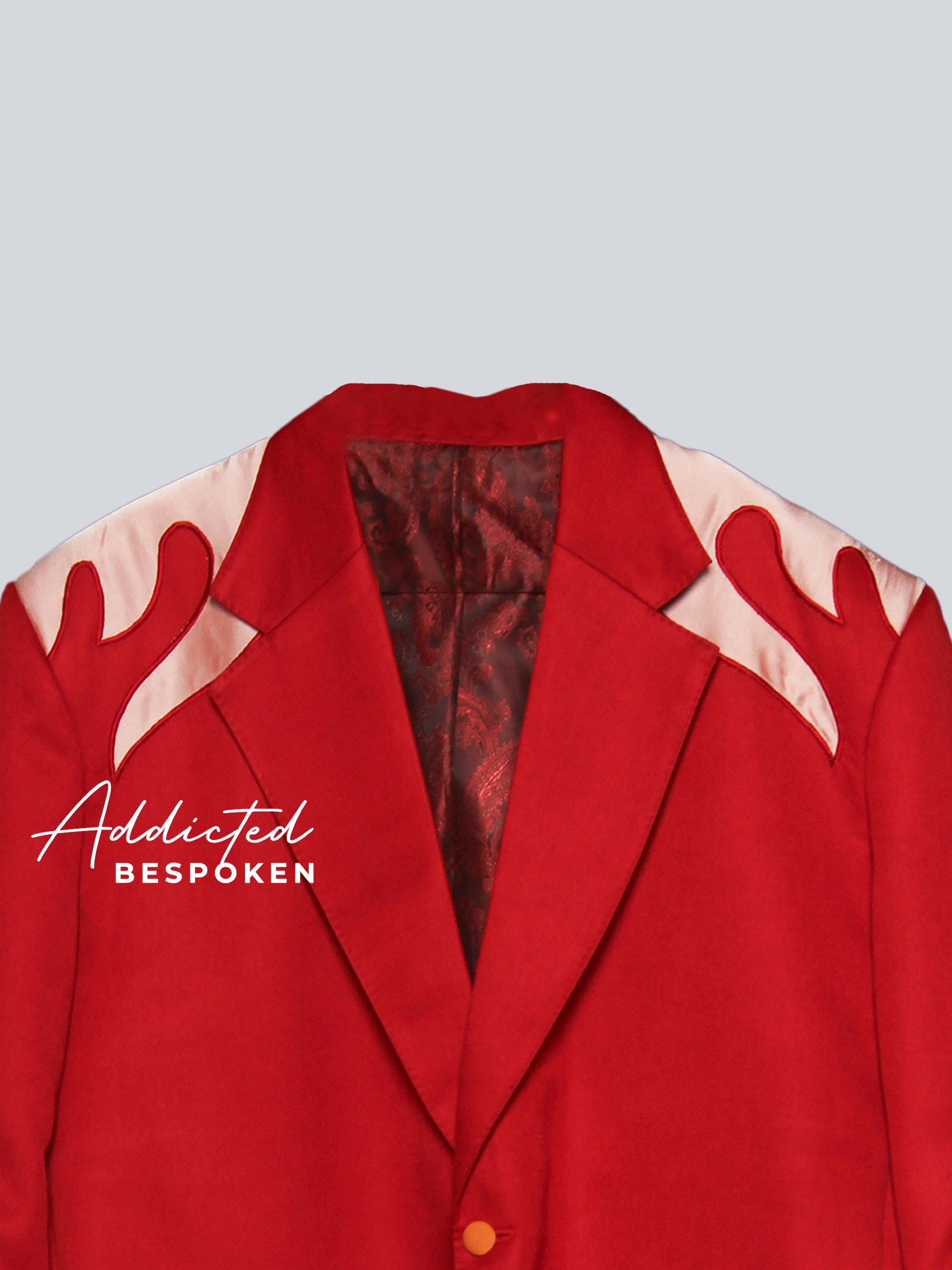 Sacred Flame Embroidered Blazer Addicted Bespoken
