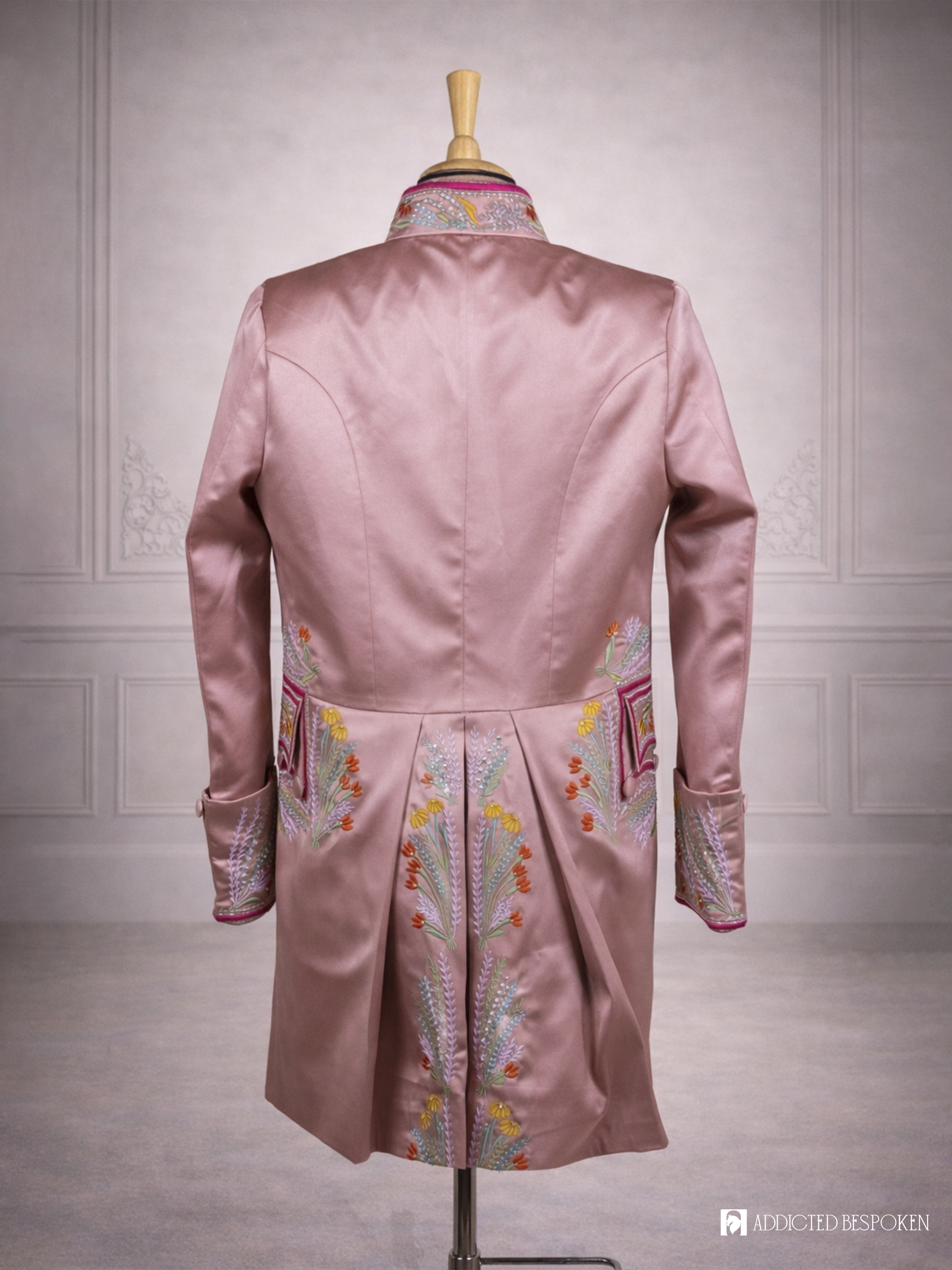 Luxurious Floral Couture Suit Addicted Bespoken