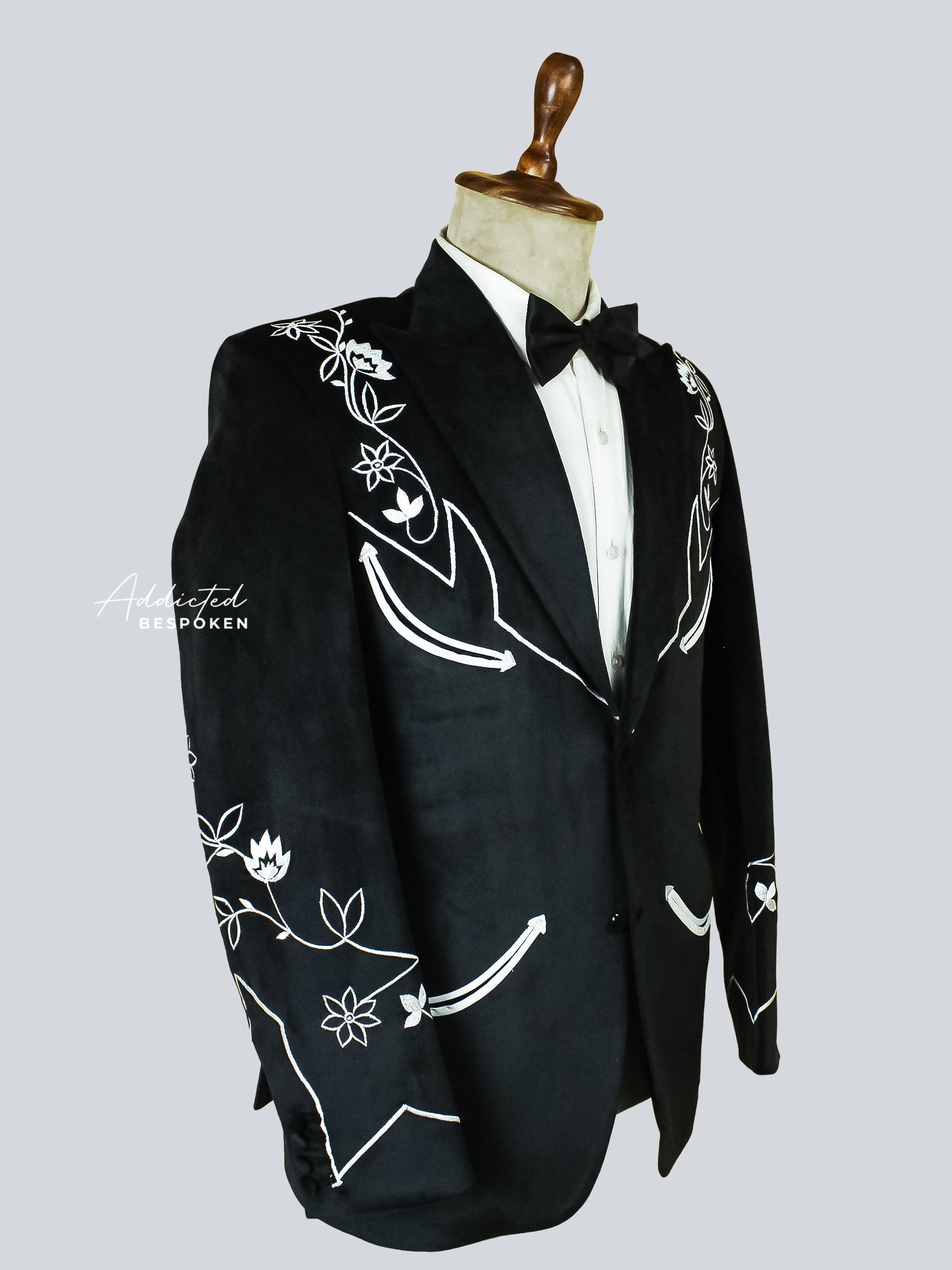 Midnight Blossom Blazer Addicted Bespoken