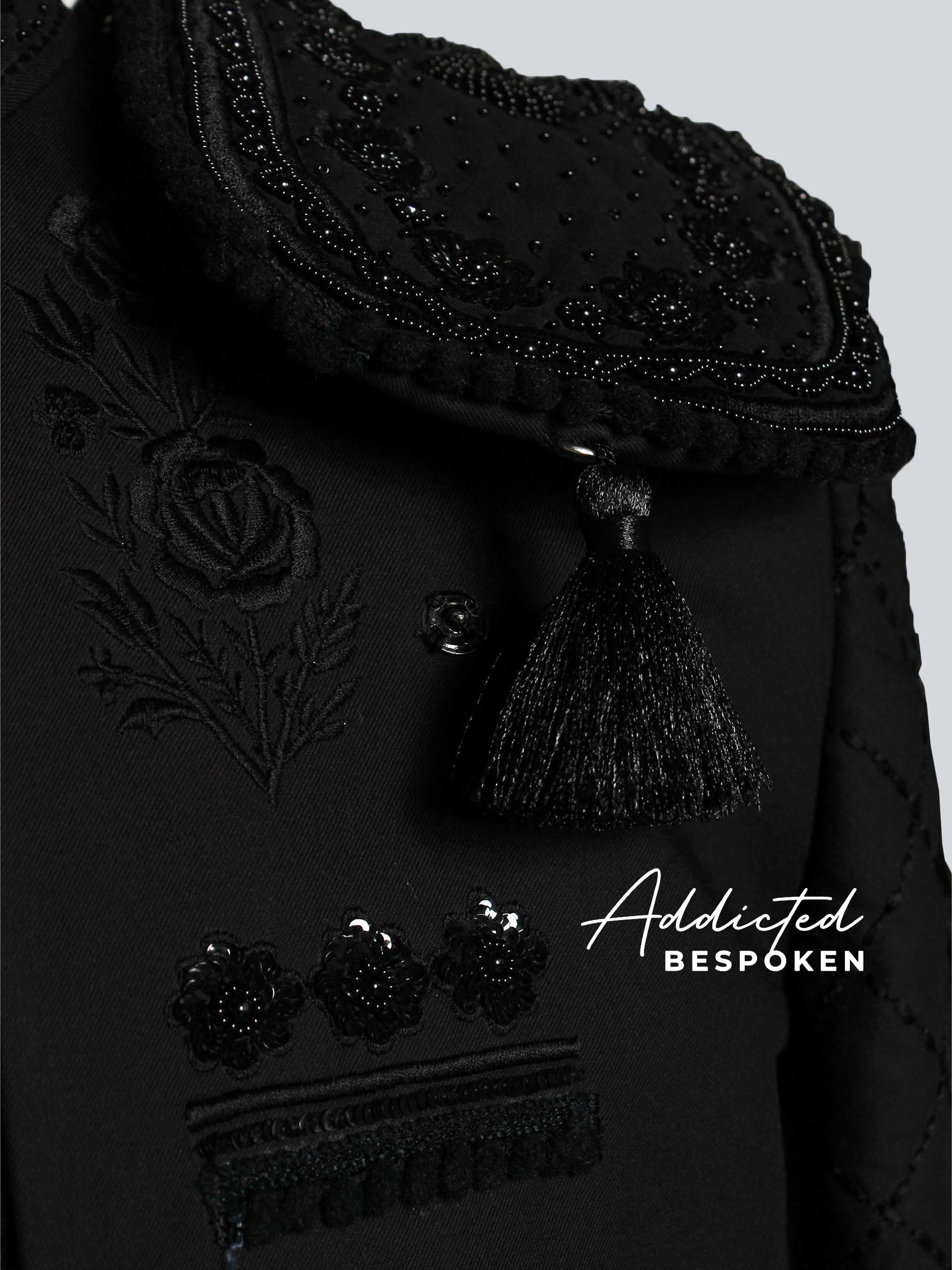 Black Embroidered Matador Costume Addicted Bespoken