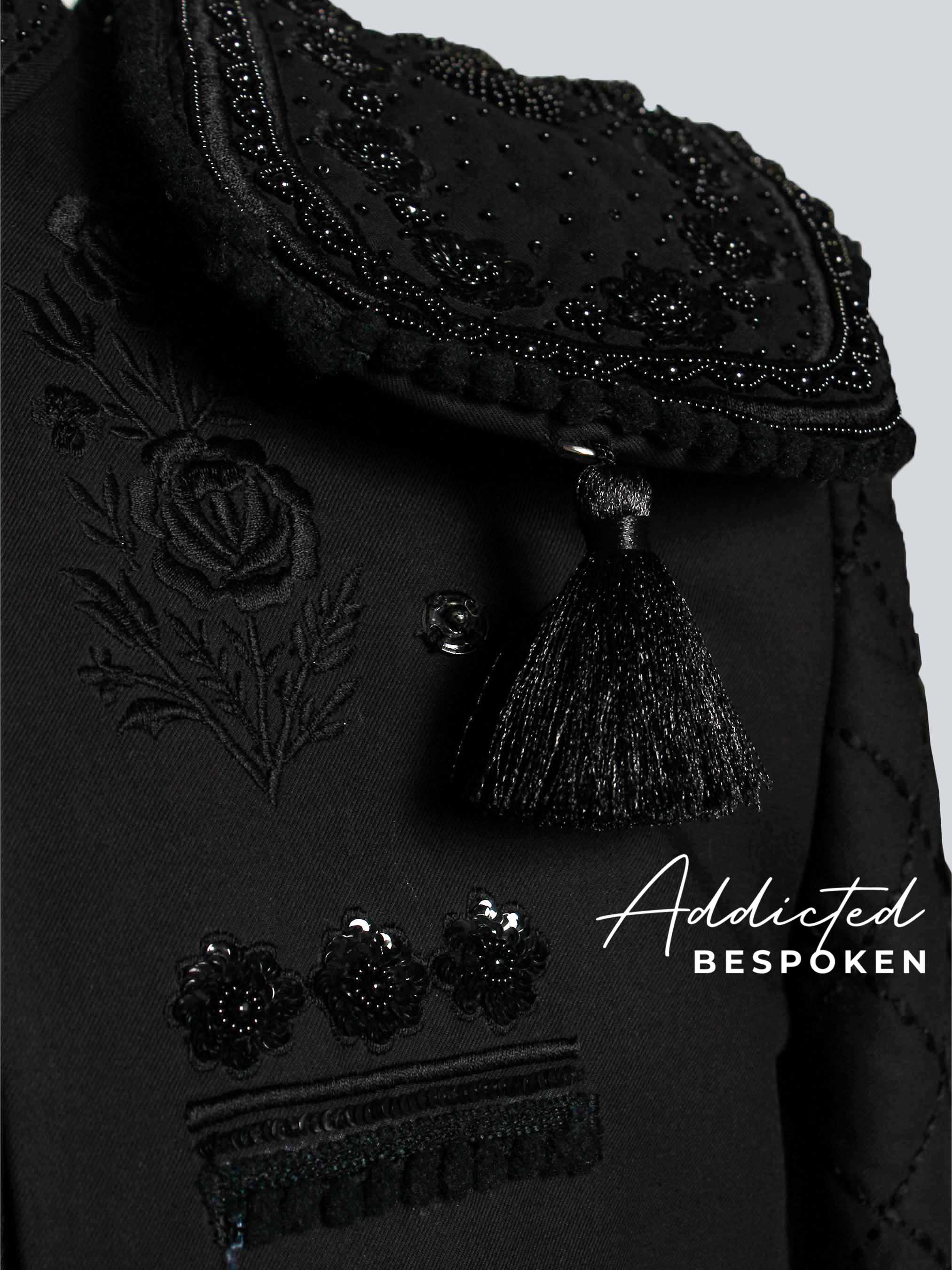 Black Embroidered Matador Costume Addicted Bespoken
