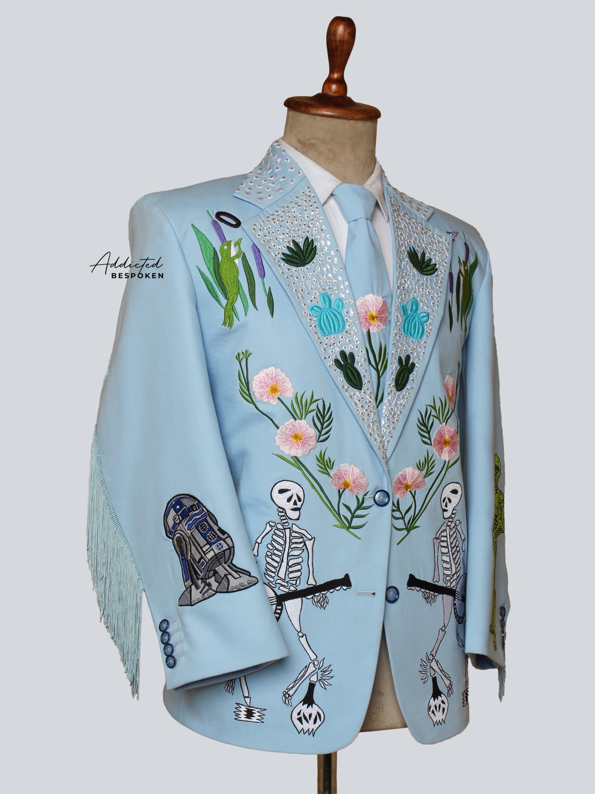 Graceful Fringe Skeleton Suit Addicted Bespoken