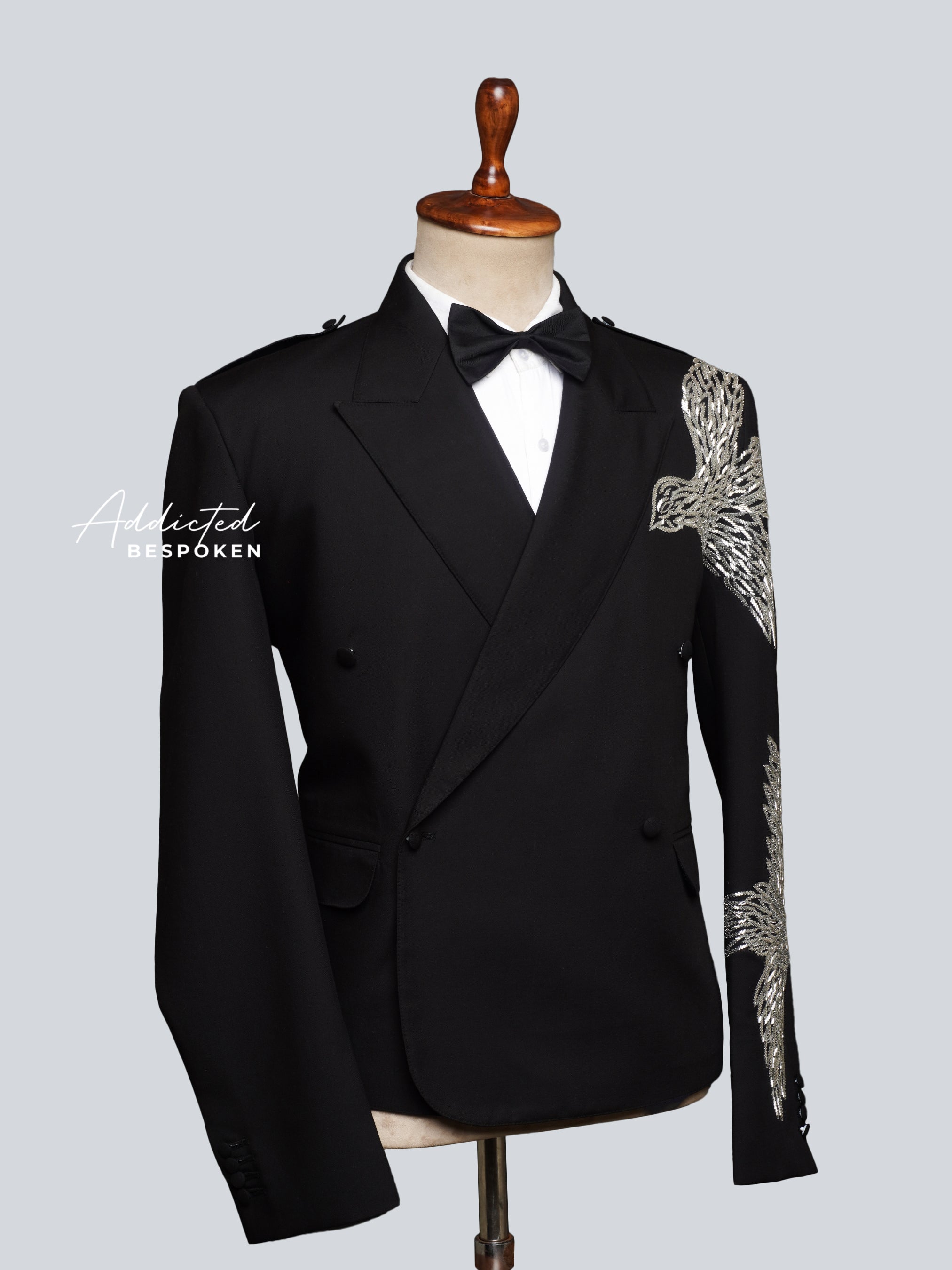 Soaring Elegance Embroidered Suit