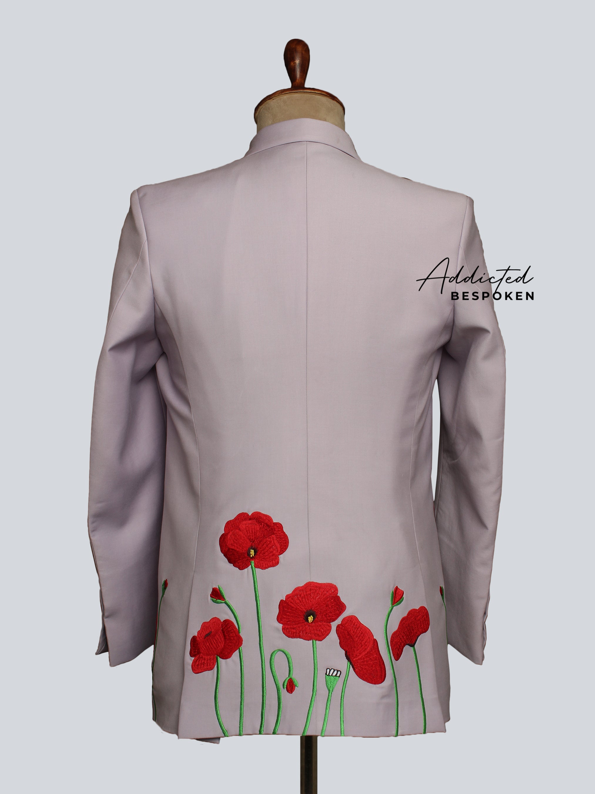 Floral Western Tailored Pantsuit Addicted Bespoken