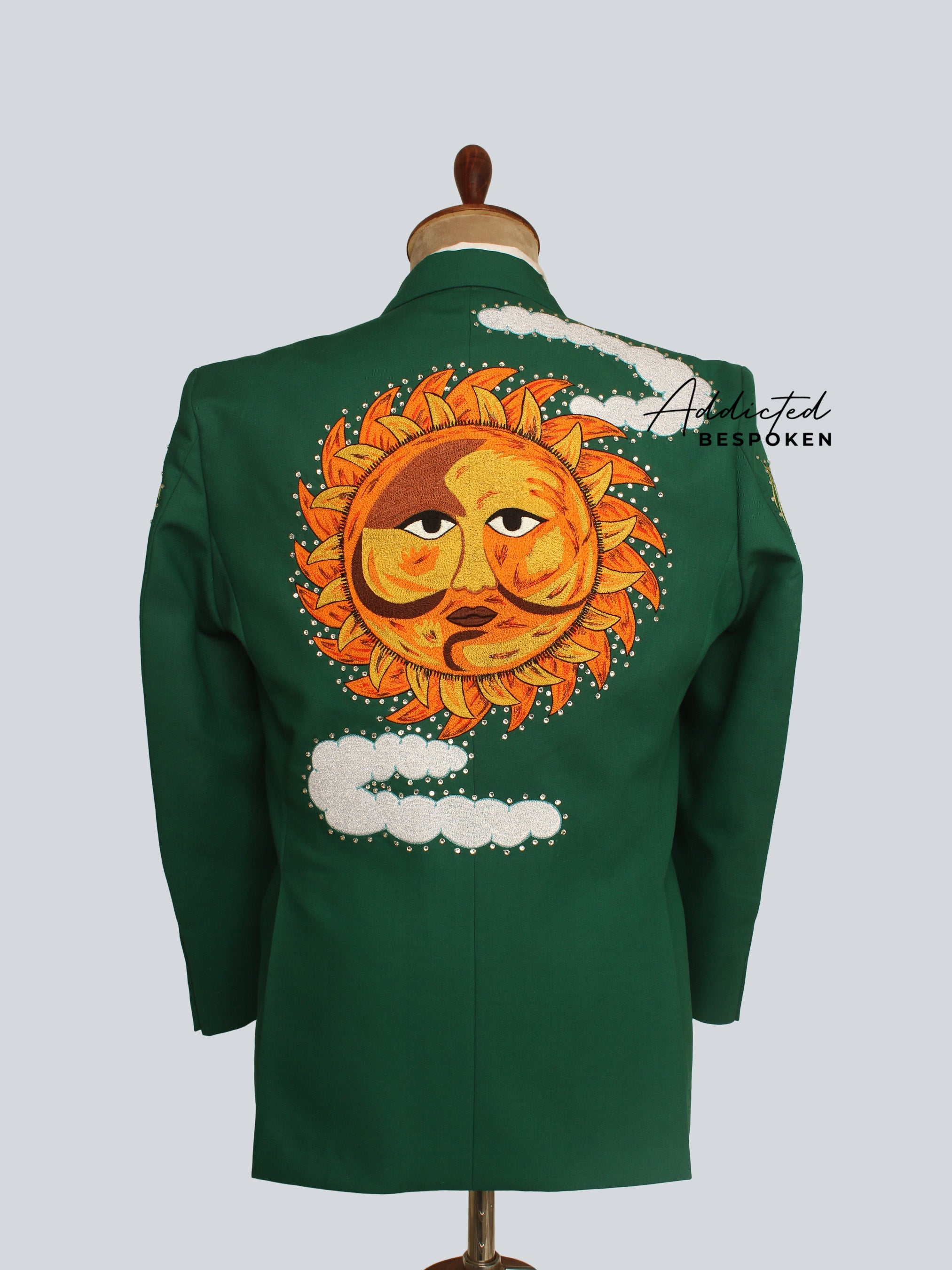 Verdant Foliage Suit Ensemble Addicted Bespoken