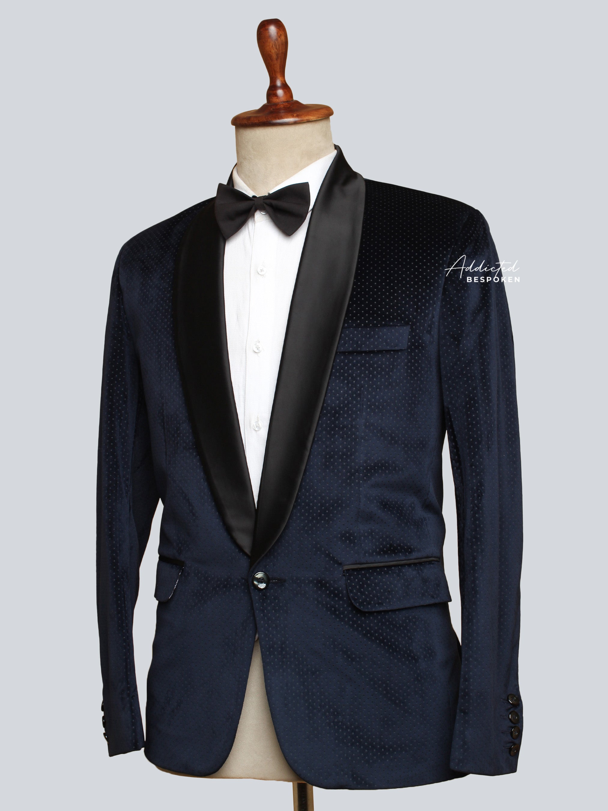 Bold Blue Velvet Blazer (CLS) Addicted Bespoken