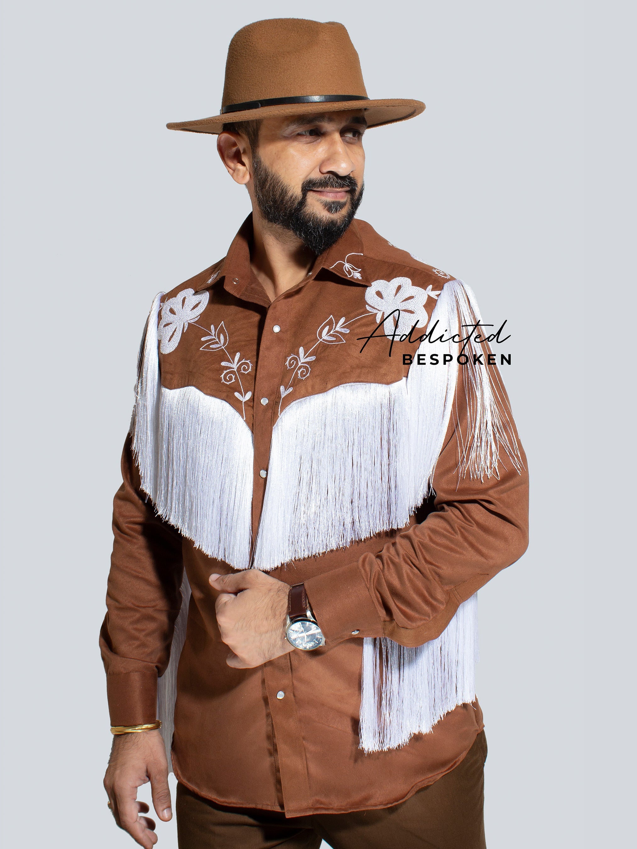 Mens Cowboy Shirt Addicted Bespoken