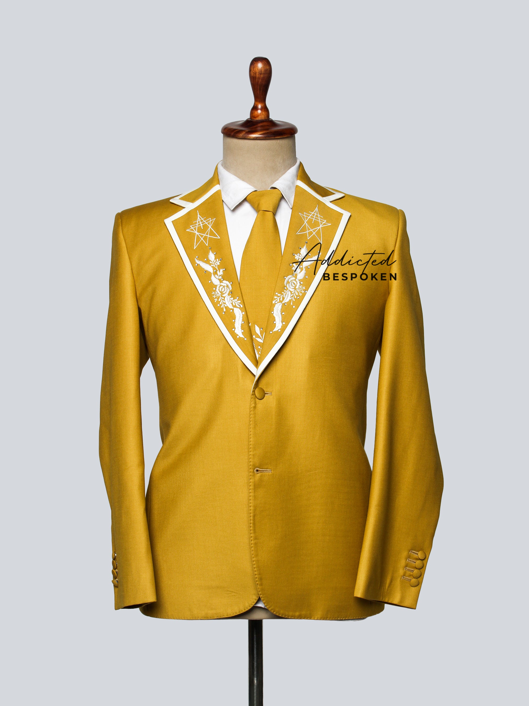 Starlit Elegance Bespoke Suit