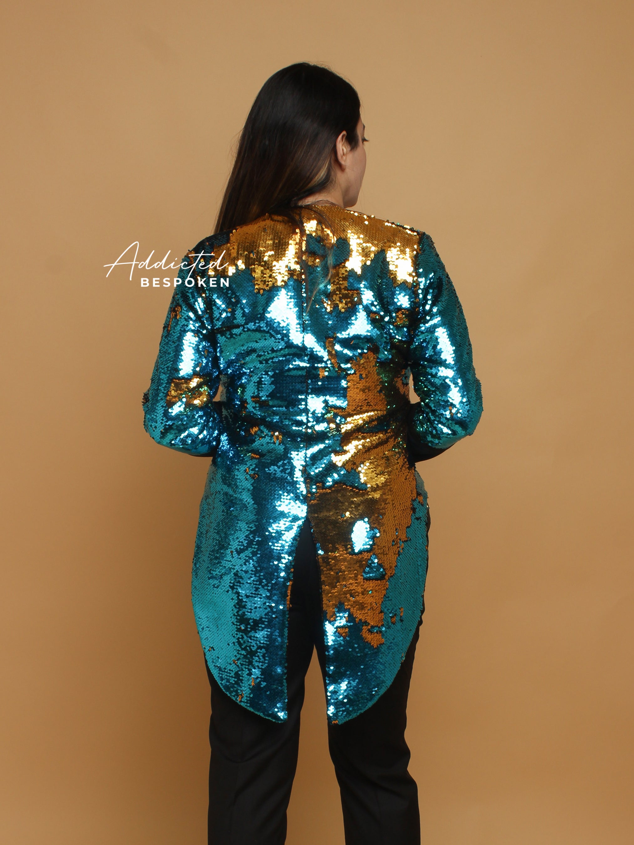 Holographic Sequin Tailcoat Addicted Bespoken