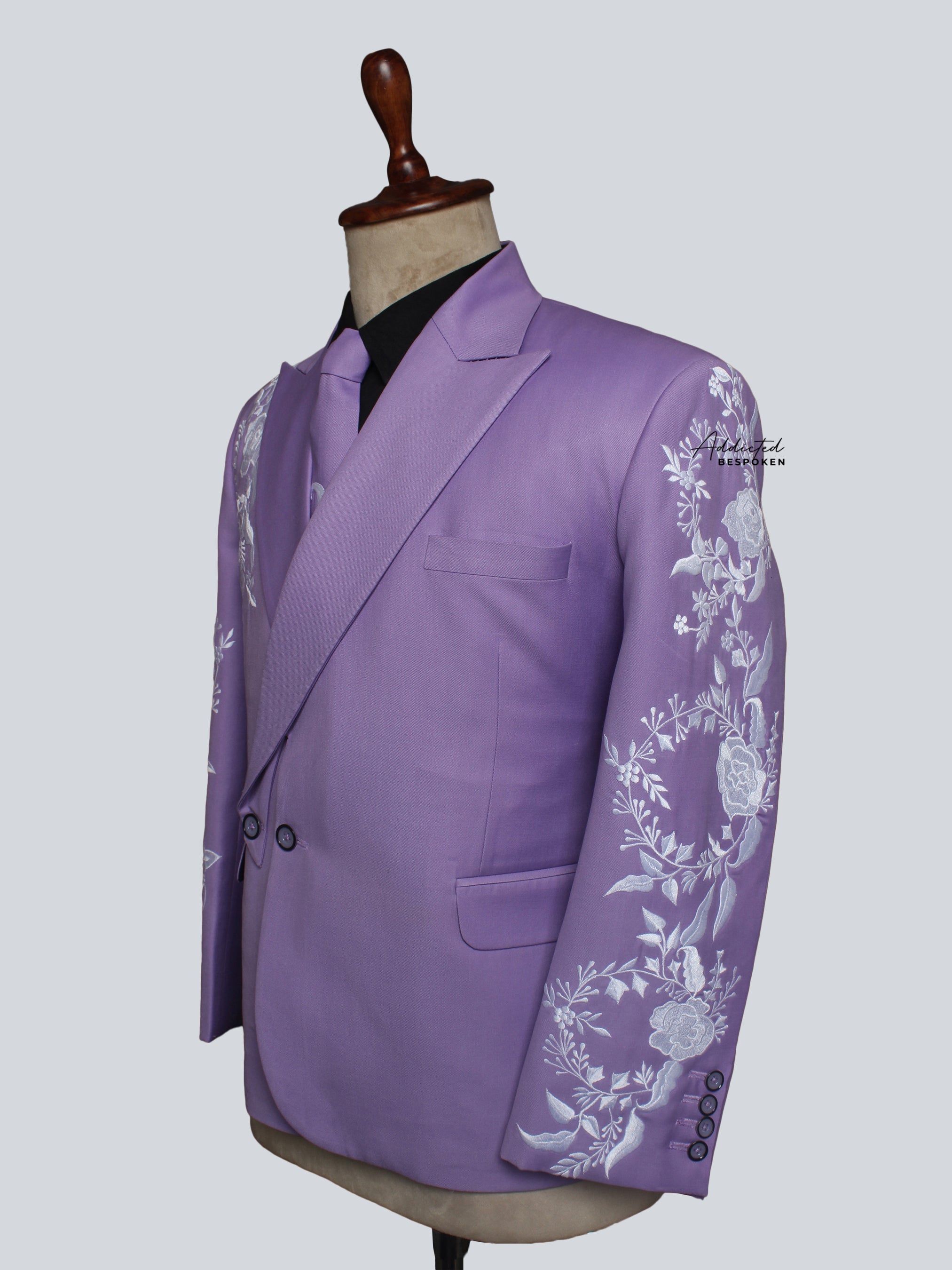 Ethereal Wedding Embroidered Suit Addicted Bespoken