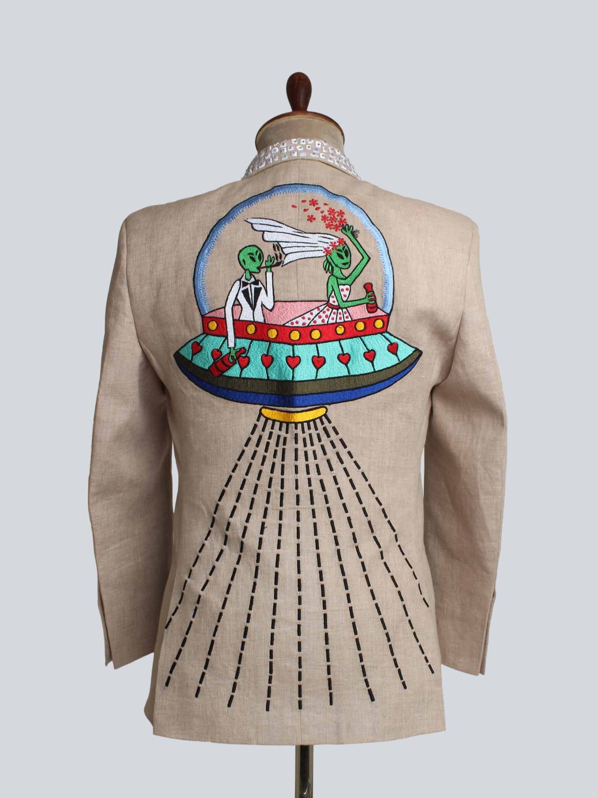 Cactus & Snake Embroidered Western Suit Addicted Bespoken