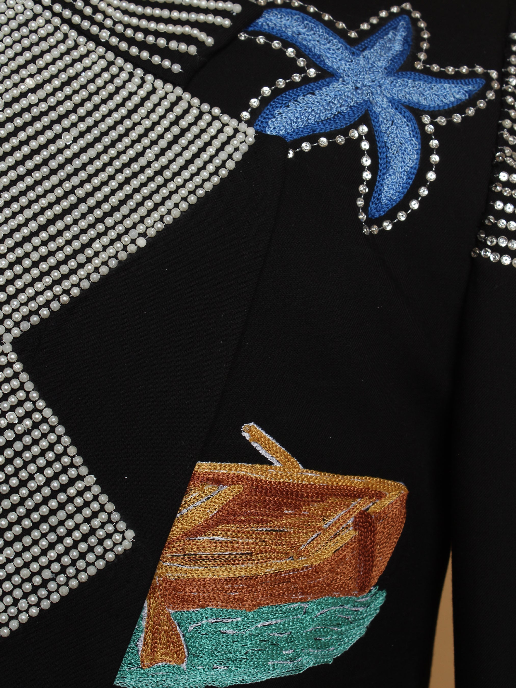 Nautical Embellished Western Blazer Addicted Bespoken