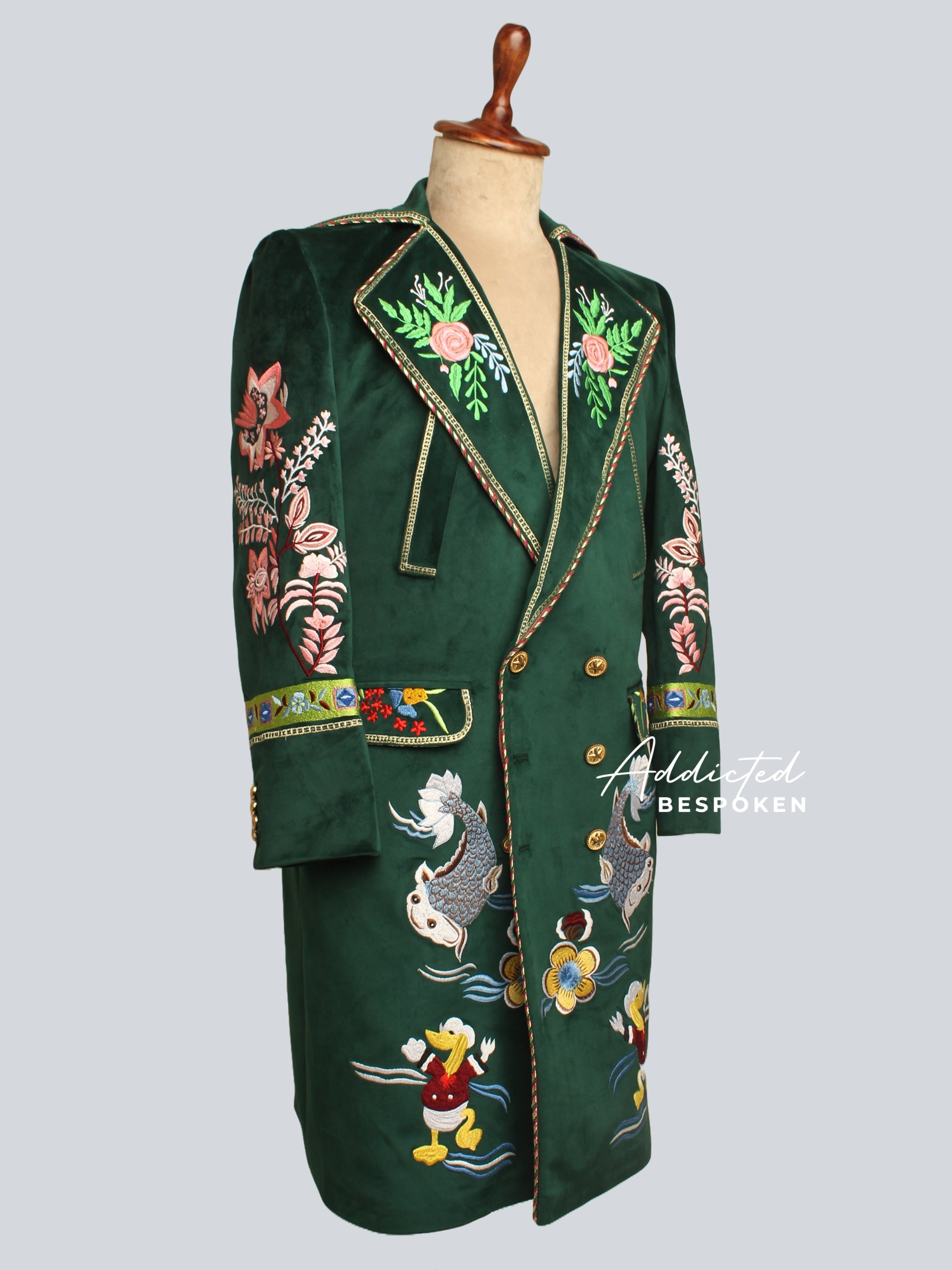 Donald Duck Forest Overcoat Addicted Bespoken