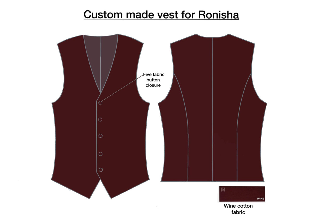 Custom Made 3pc Suit For Ronisha Addicted Bespoken