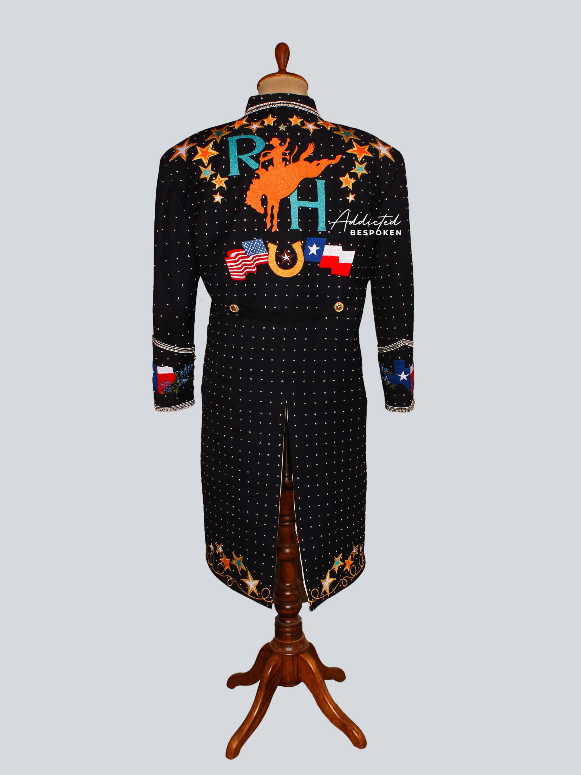Rodeo Heritage Embroidered Western Blazer Addicted Bespoken