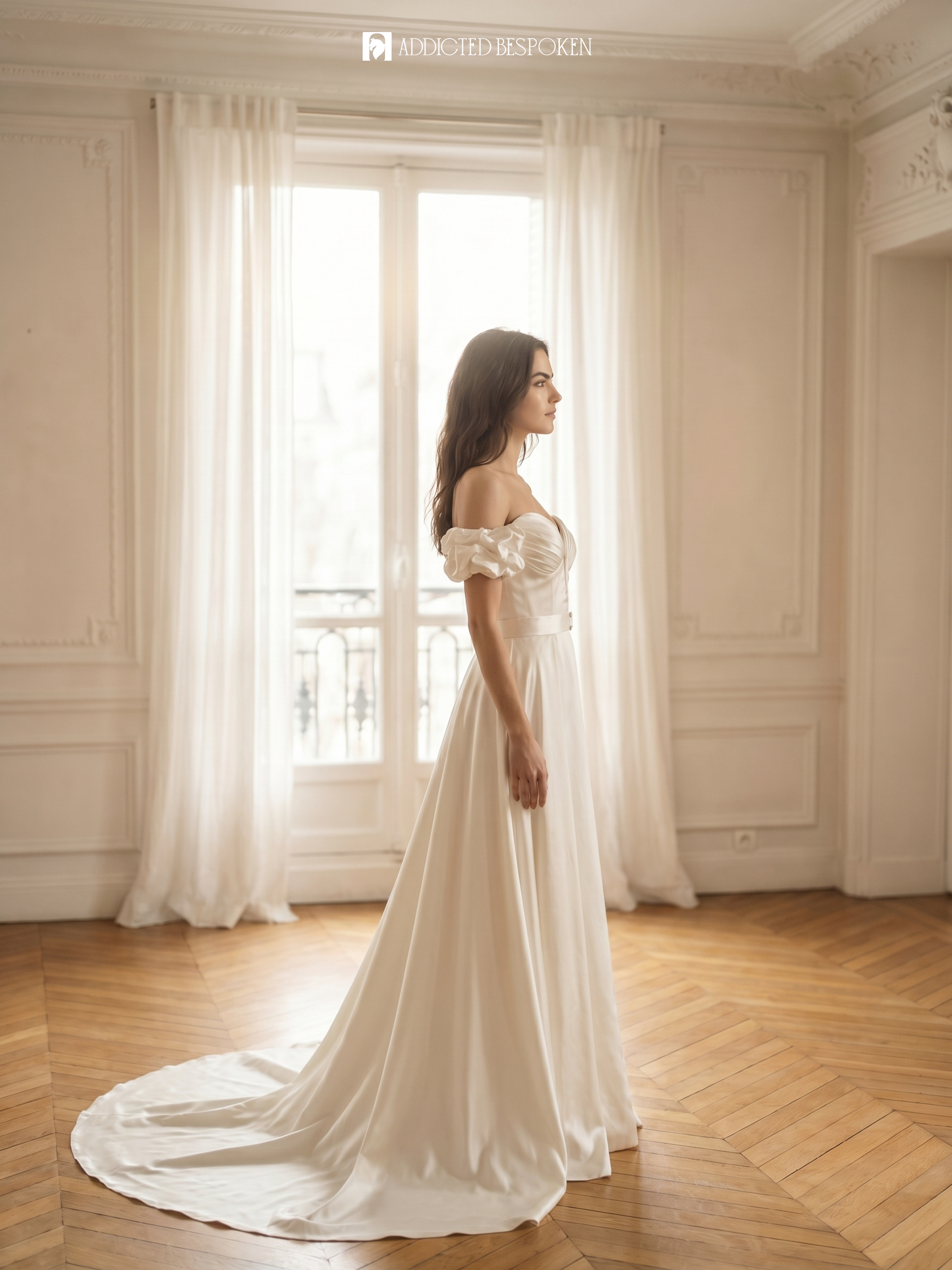 Off Shoulder Bridal Gown Addicted Bespoken