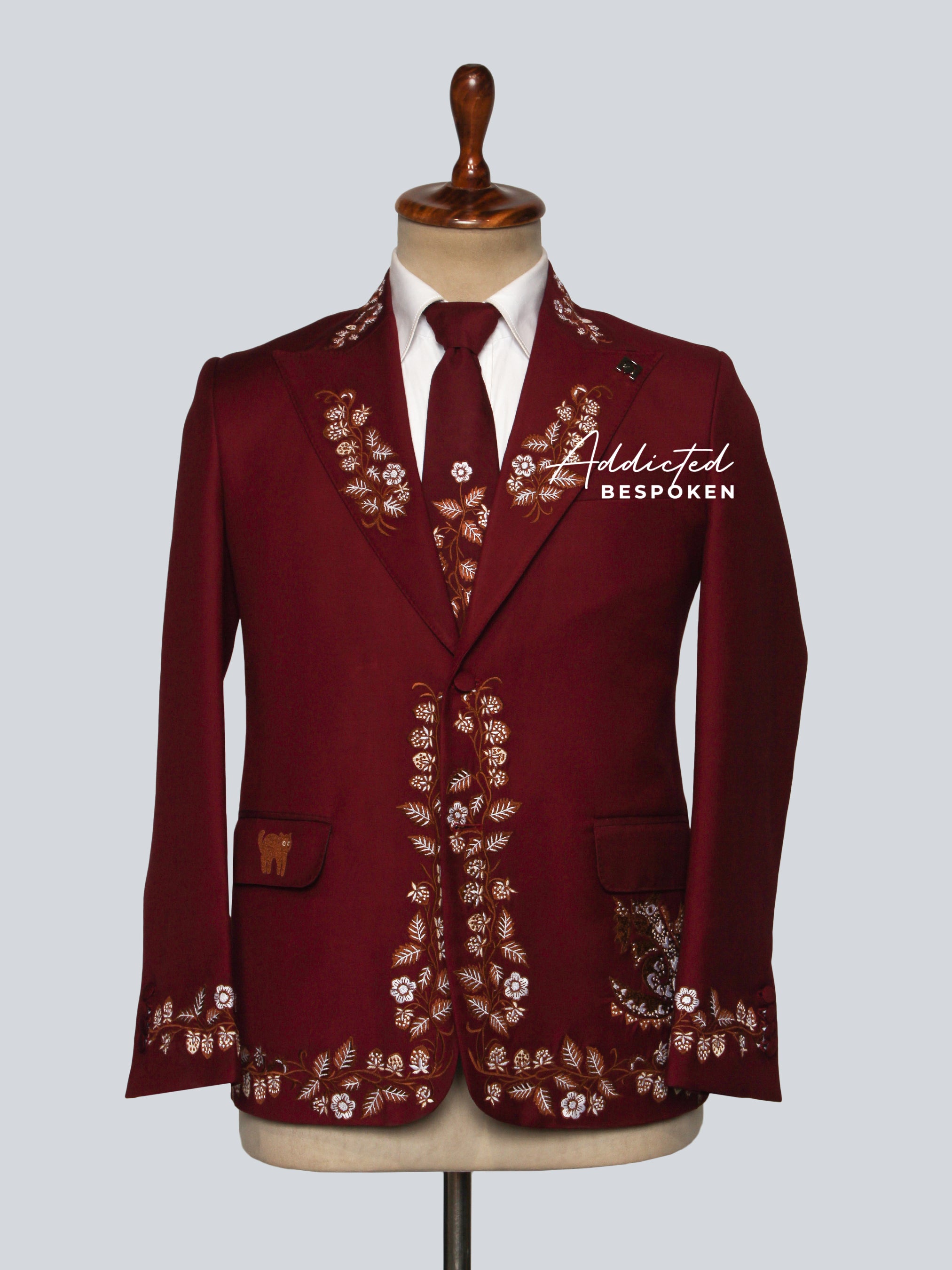 Orchard Bloom Embroidered Suit