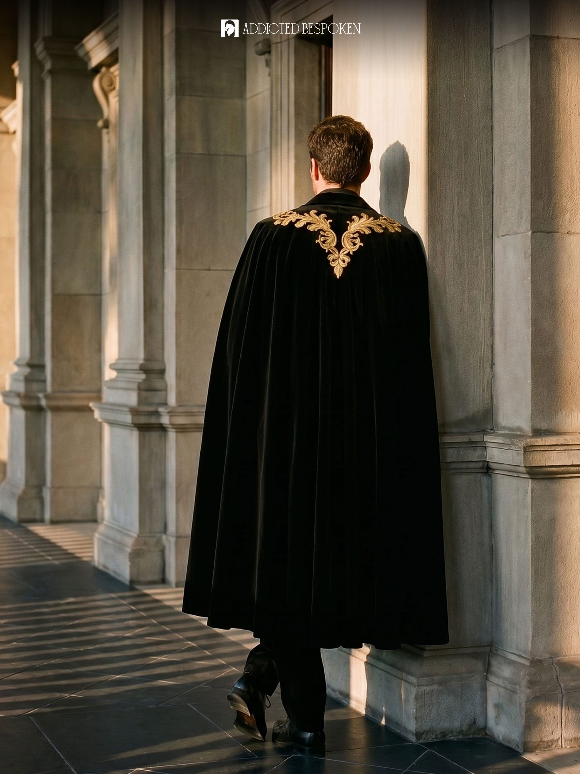 Baroque Inspired Gothic Cape Suit Addicted Bespoken