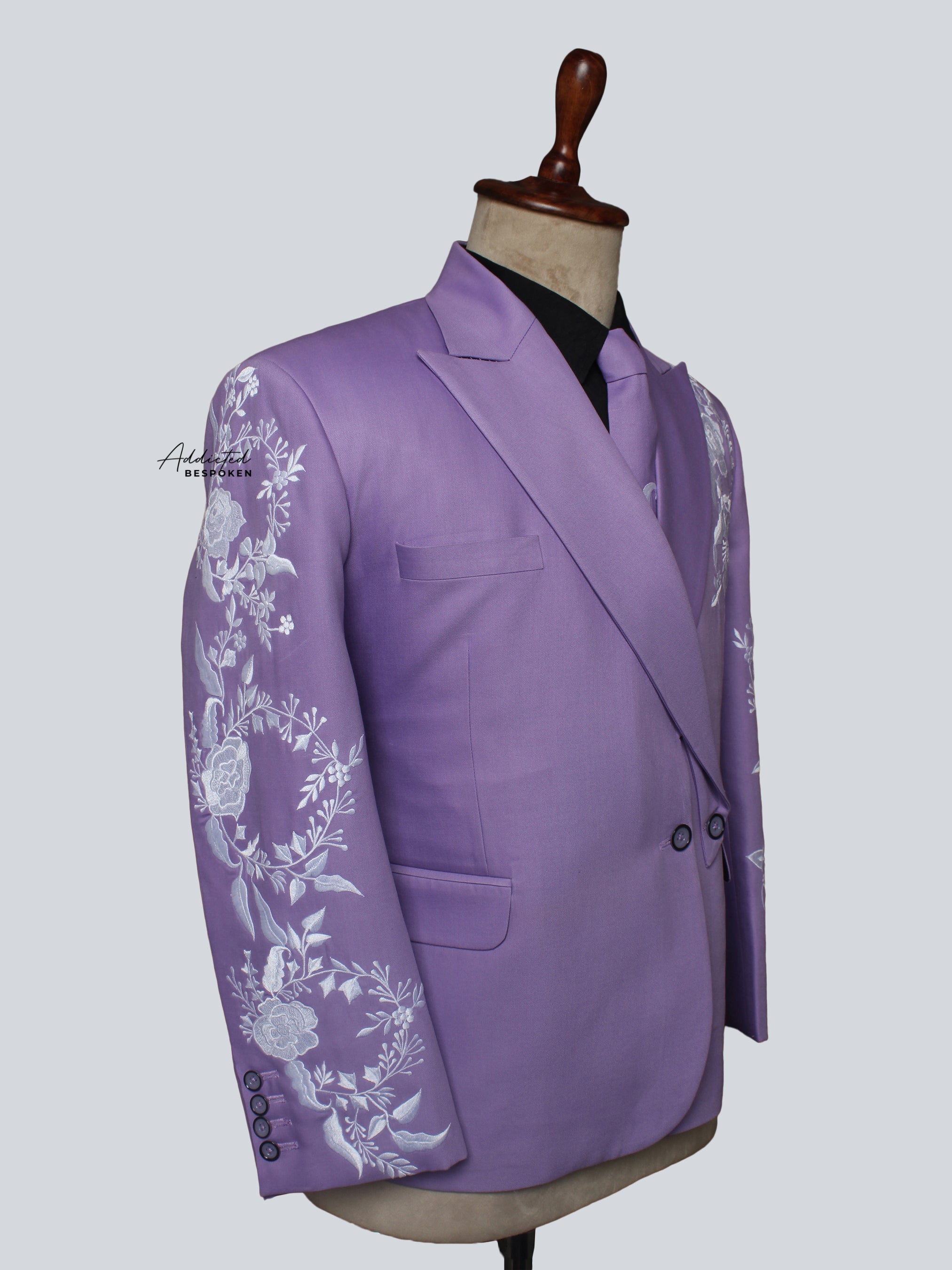 Ethereal Wedding Embroidered Suit Addicted Bespoken