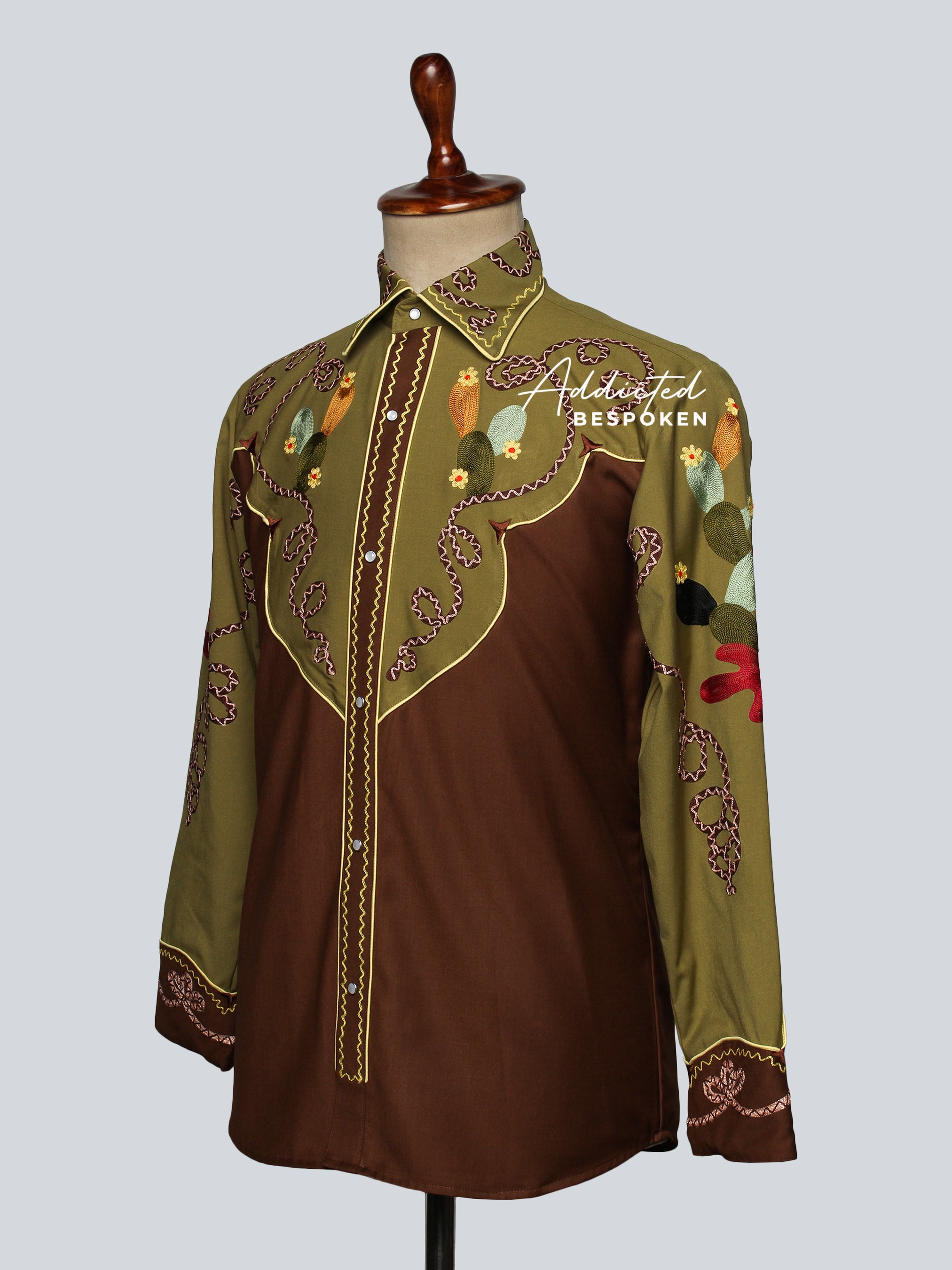 Premium Cactus Embroidered Shirt