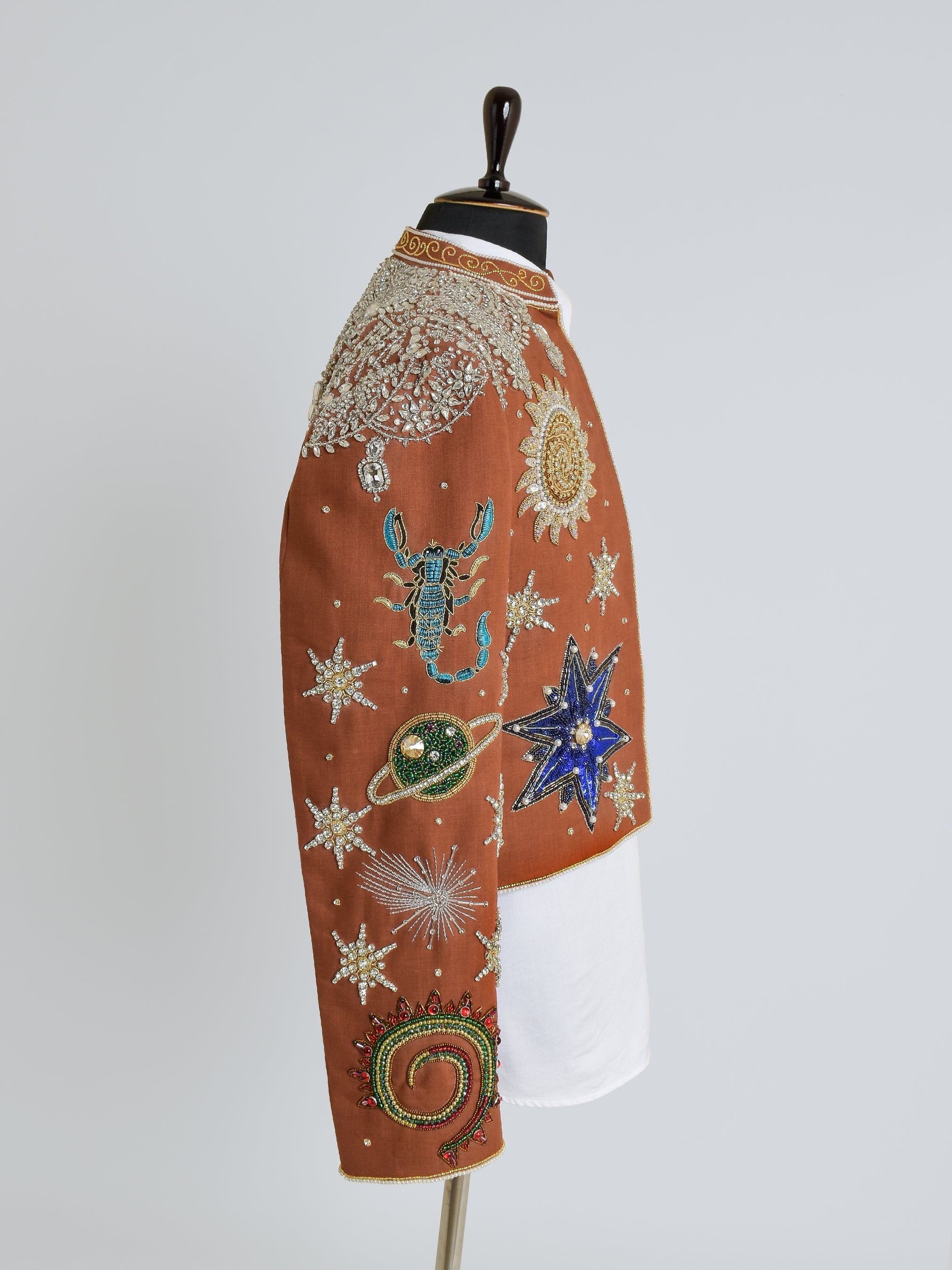Celestial Themed Embroidered Jacket Addicted Bespoken