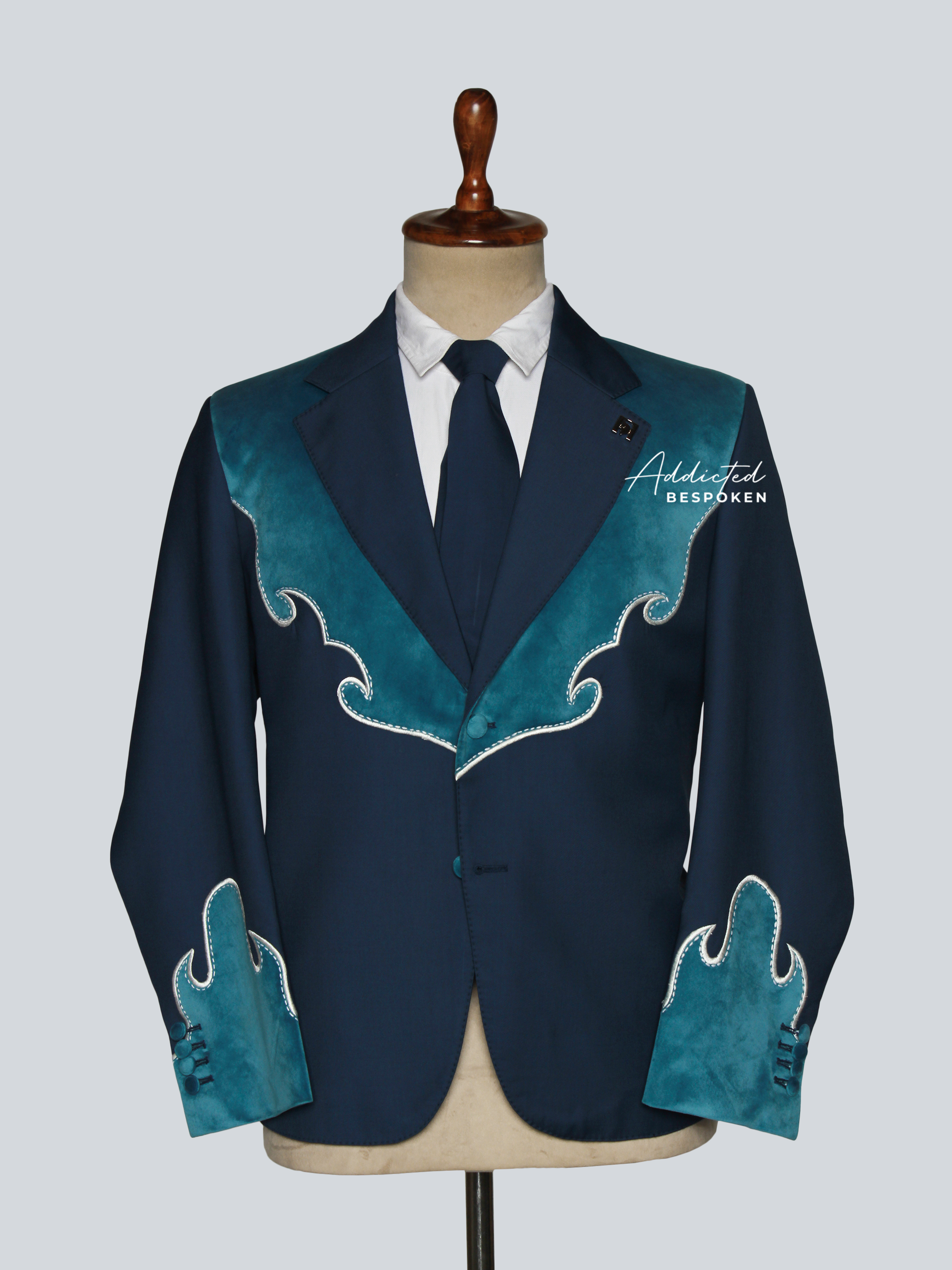 Midnight Mesa Western Suit Addicted Bespoken