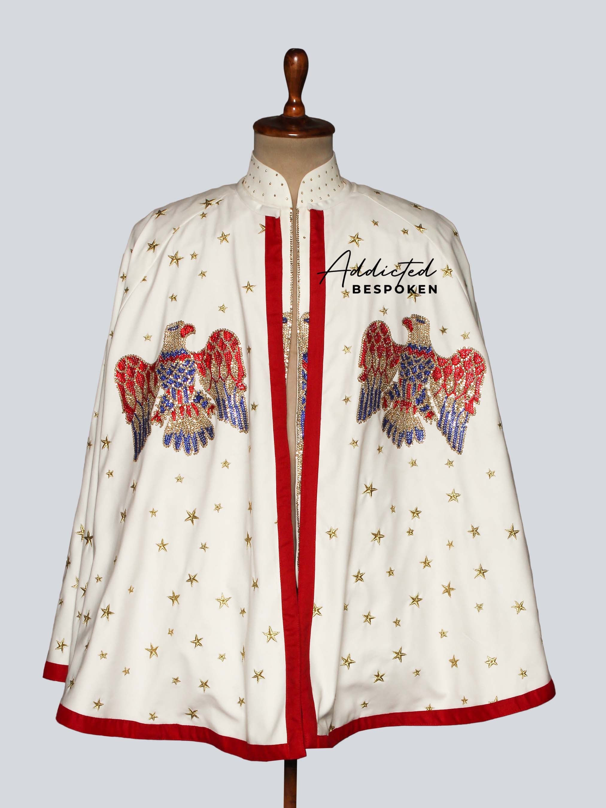 Eagle Crystal Cape Suit Addicted Bespoken