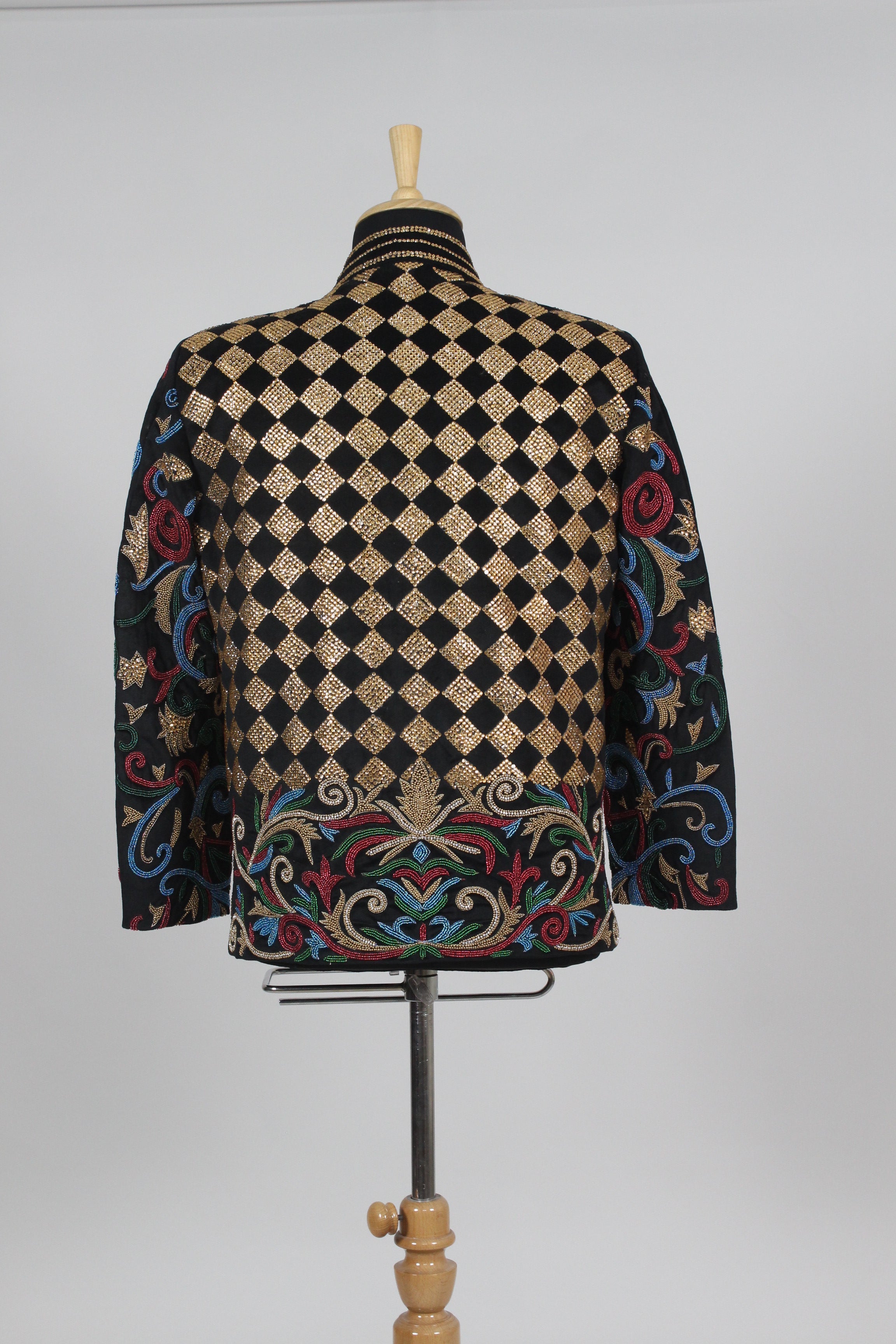 embroidered blazer