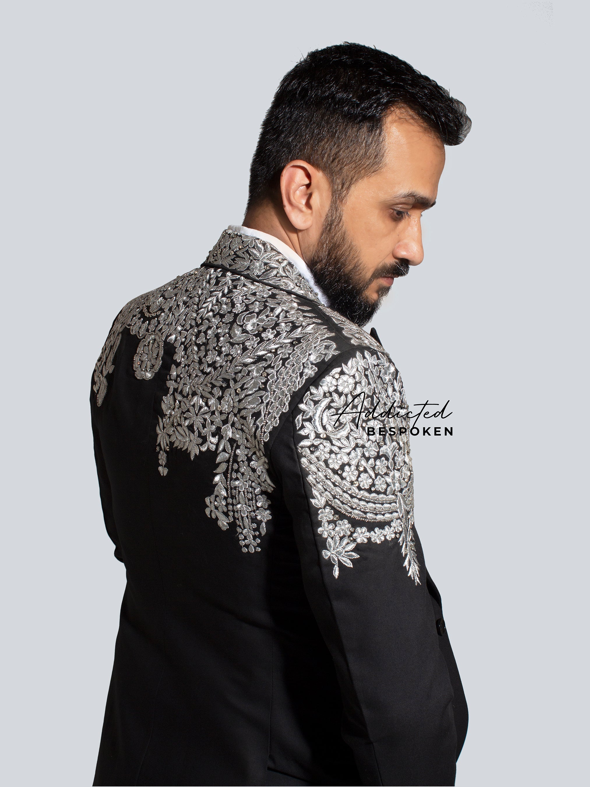 Luxe Embroidered Evening Suit Addicted Bespoken