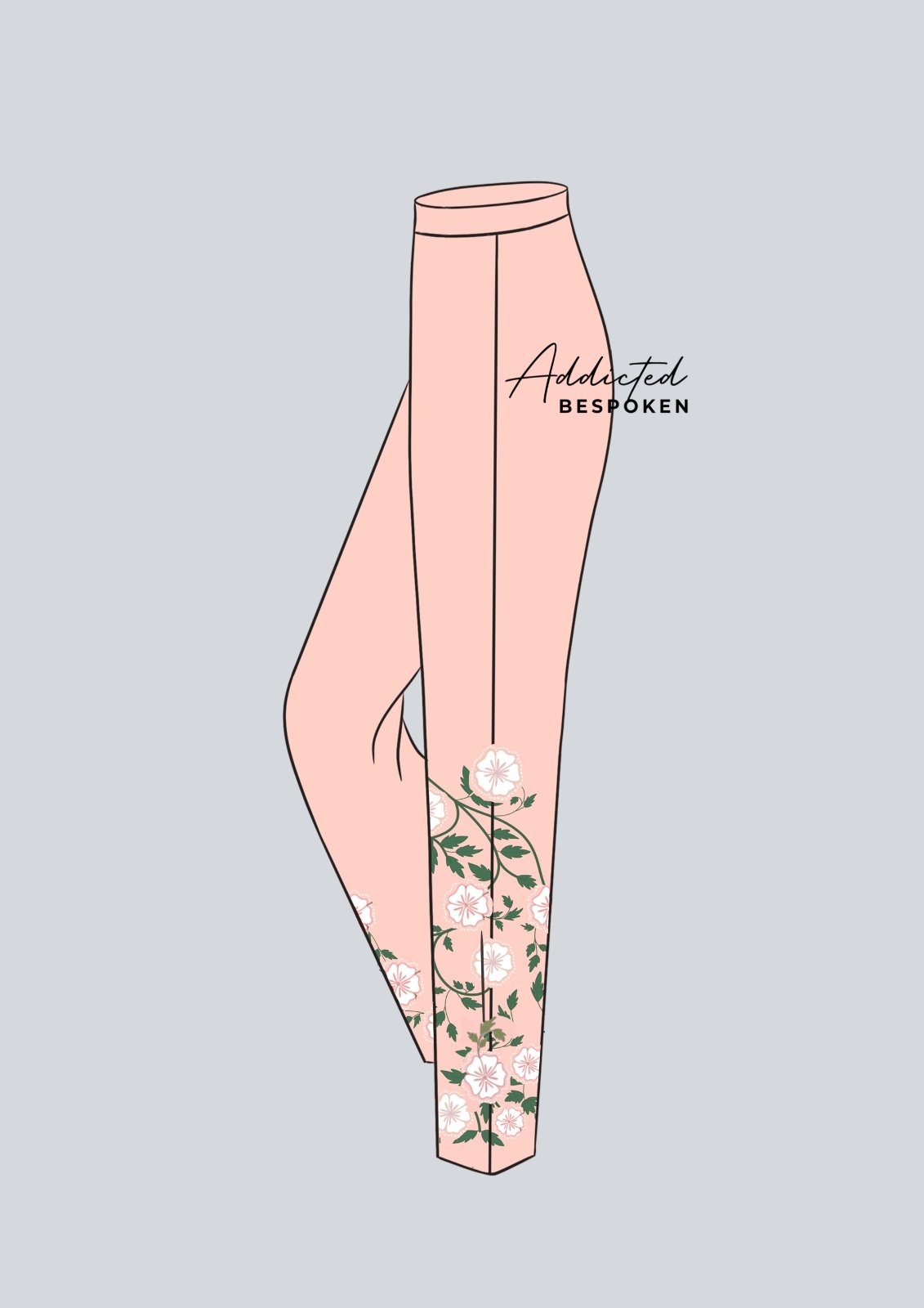 Rose Embroidered Cocktail Attire Addicted Bespoken