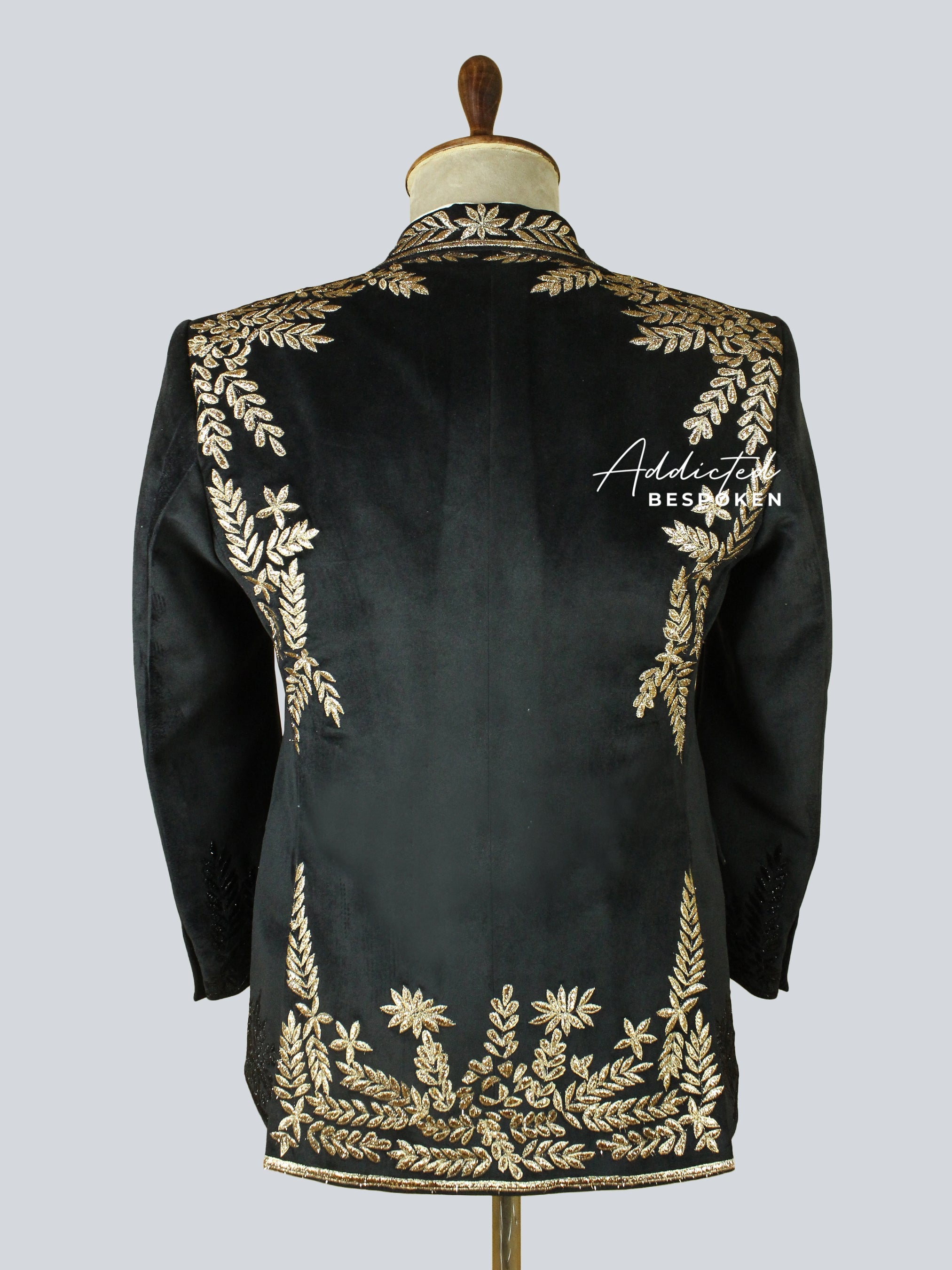 Premium Hand Embroidery Blazer Addicted Bespoken