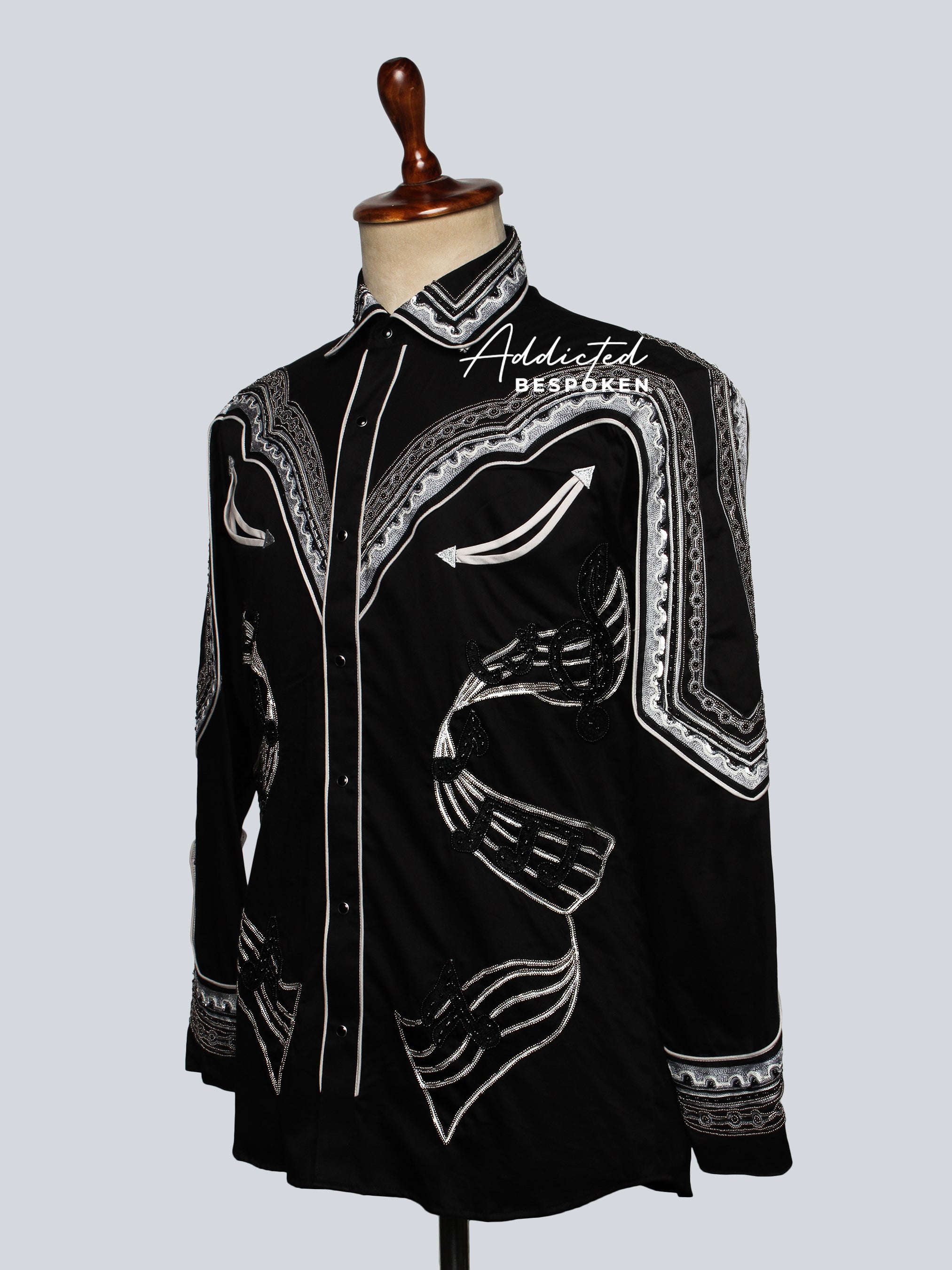 Western Thread Embroidered Shirt