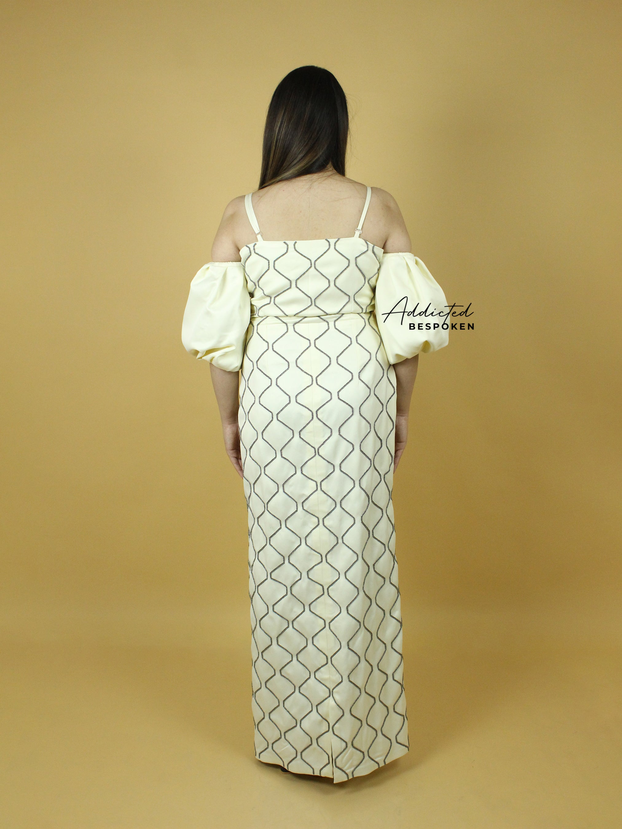 Sweetheart Embroidered Gown Addicted Bespoken