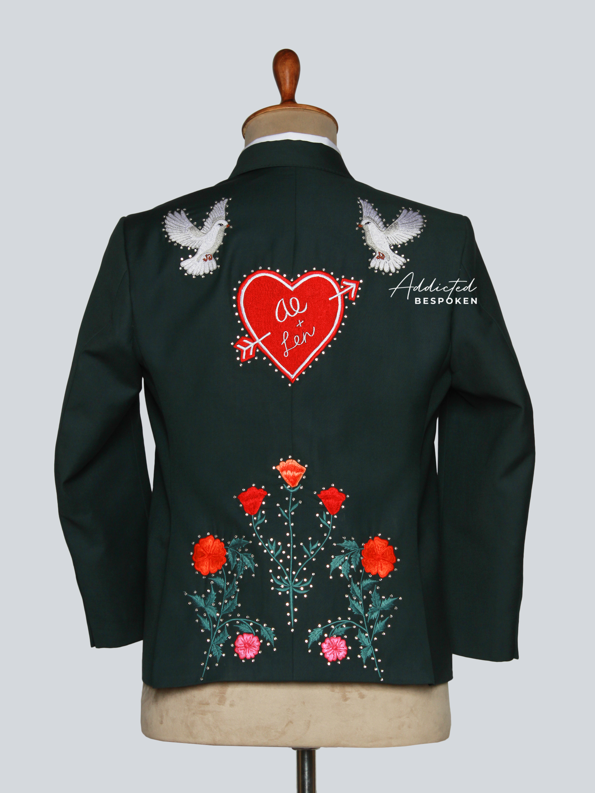 Garden-Inspired Embroidery Suit